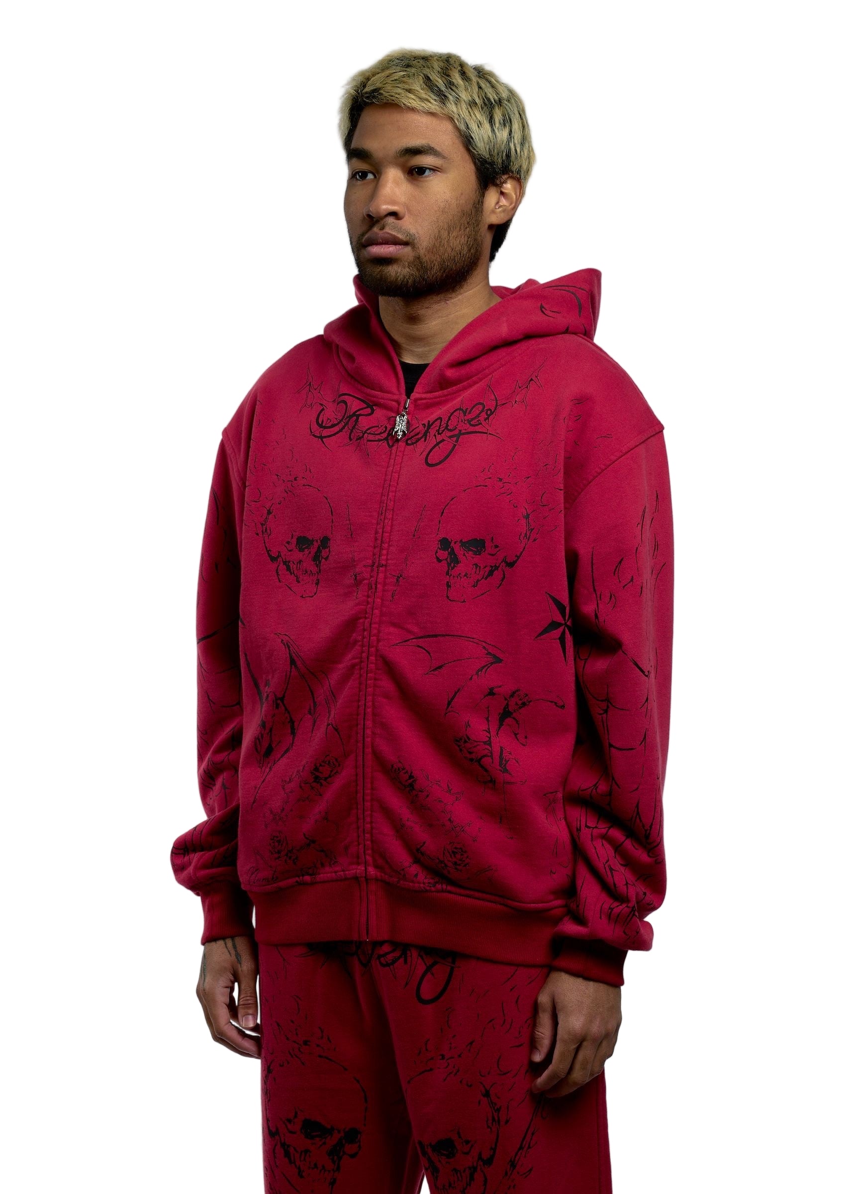 TATTOO ZIP RED/BLACK-thumbmail-3