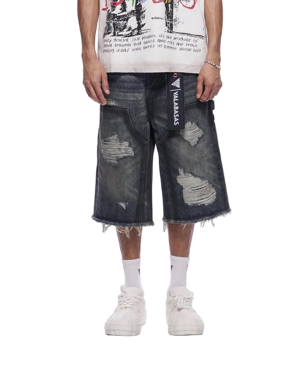 Valabasas Revolt Dirty Blue Jorts