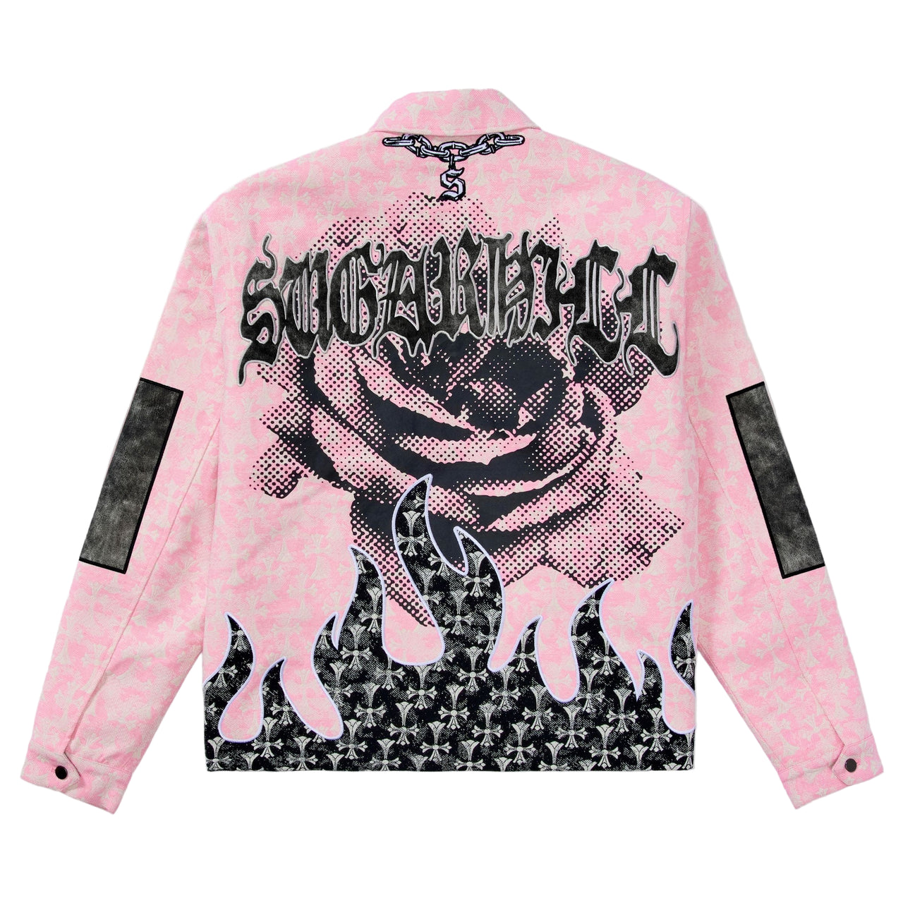 "WIDOW" JACKET (PINK JACQUARD)