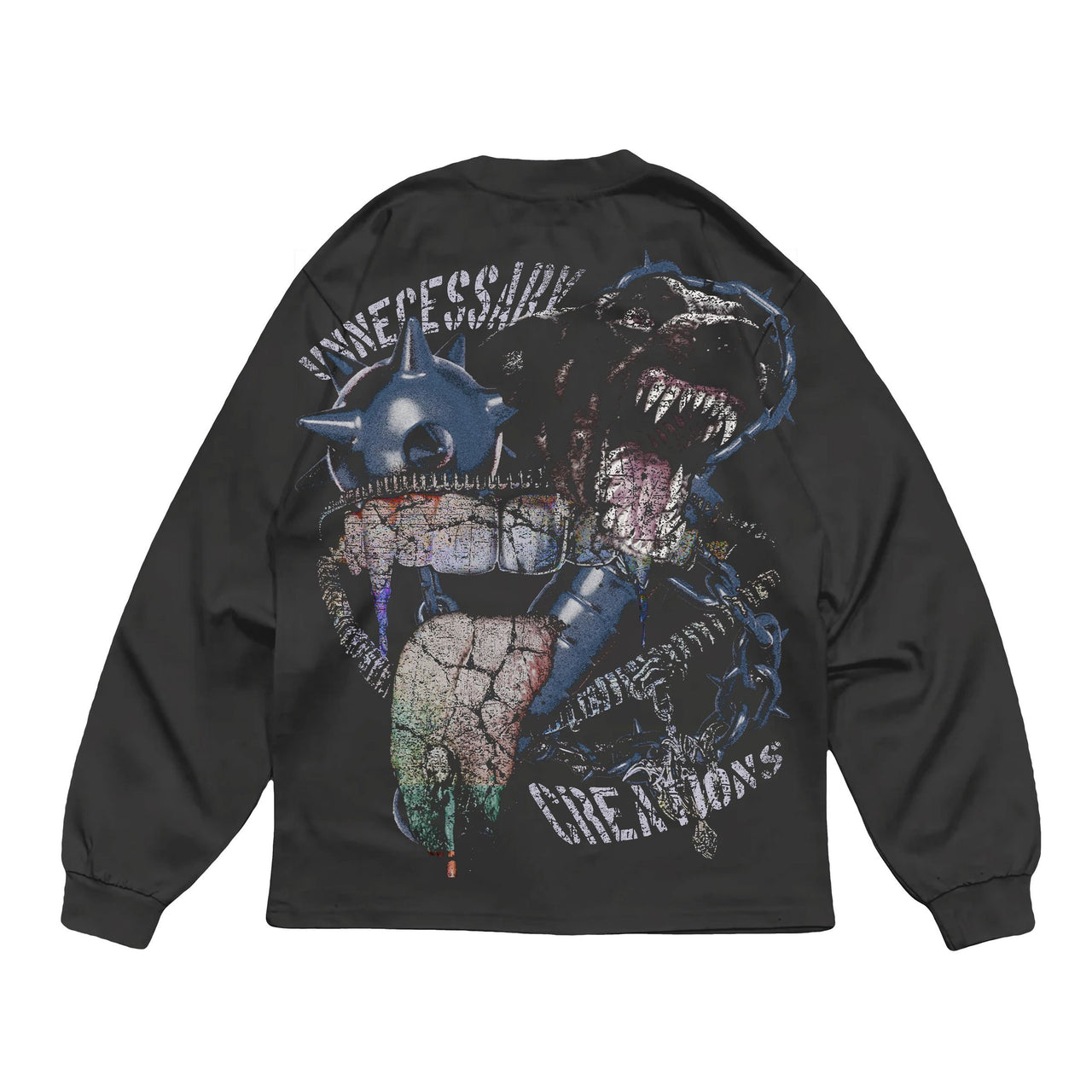 "VAMPIRIC" L/S T-SHIRT (BLACK)