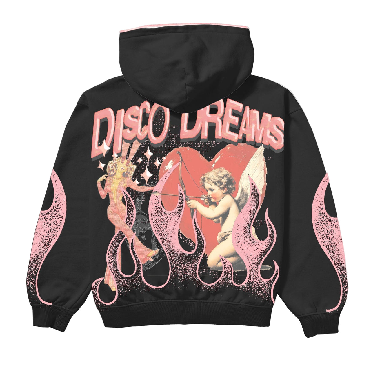 "DISCO DREAMS" HOODIE (BLACK)