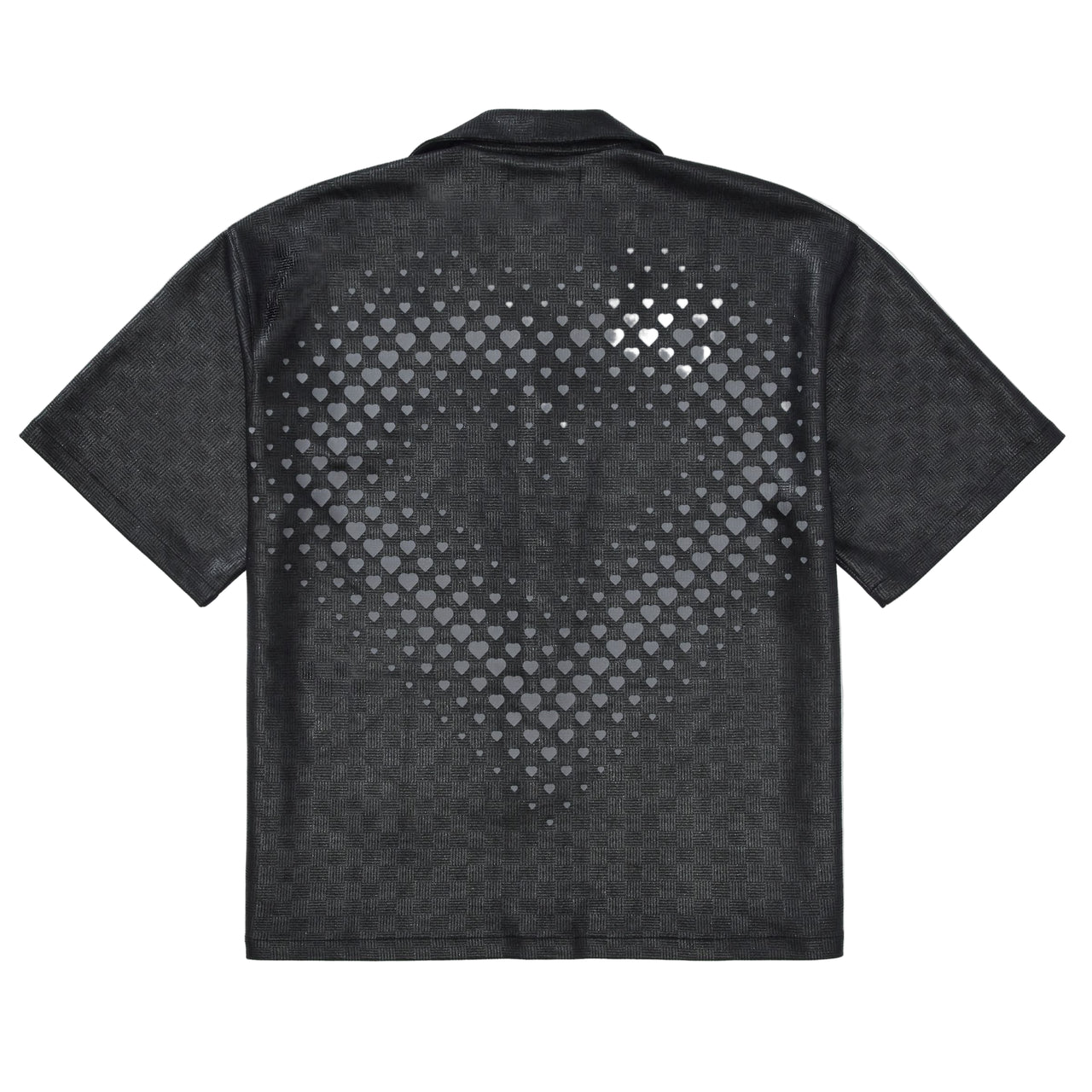 "MADISON" LOUNGE SHIRT (BLACK SPARKLE)