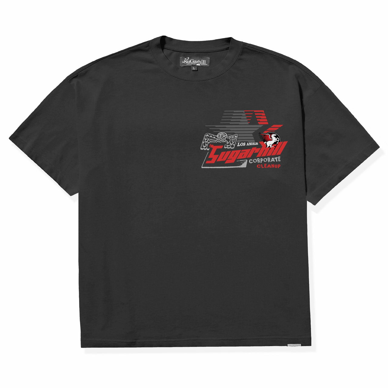 "CLEANUP" T-SHIRT (BLACK)
