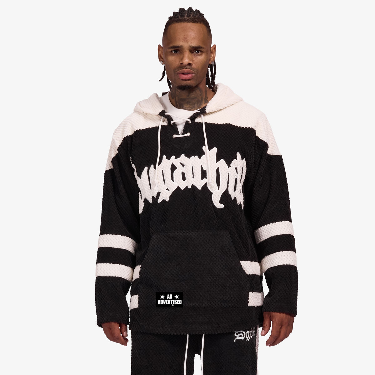 "MOJAVE" HOCKEY HOODIE (BLACK BUBBLE FLEECE)-thumbmail-3