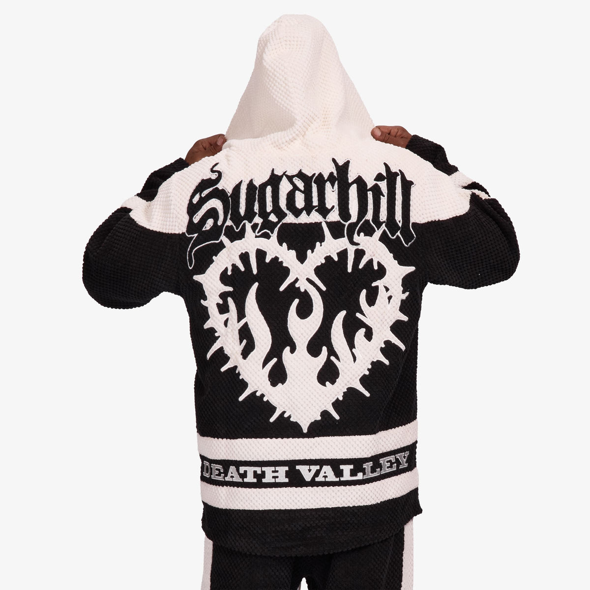 "MOJAVE" HOCKEY HOODIE (BLACK BUBBLE FLEECE)-thumbmail-4