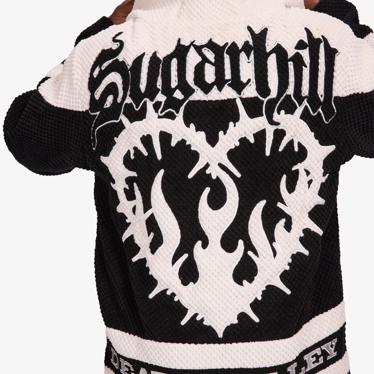 "MOJAVE" HOCKEY HOODIE (BLACK BUBBLE FLEECE)-thumbmail-6
