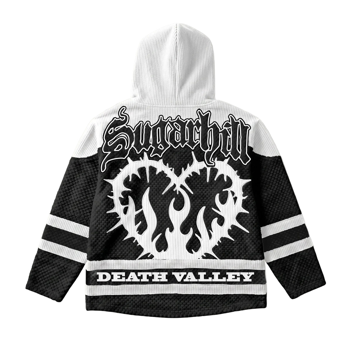 "MOJAVE" HOCKEY HOODIE (BLACK BUBBLE FLEECE)