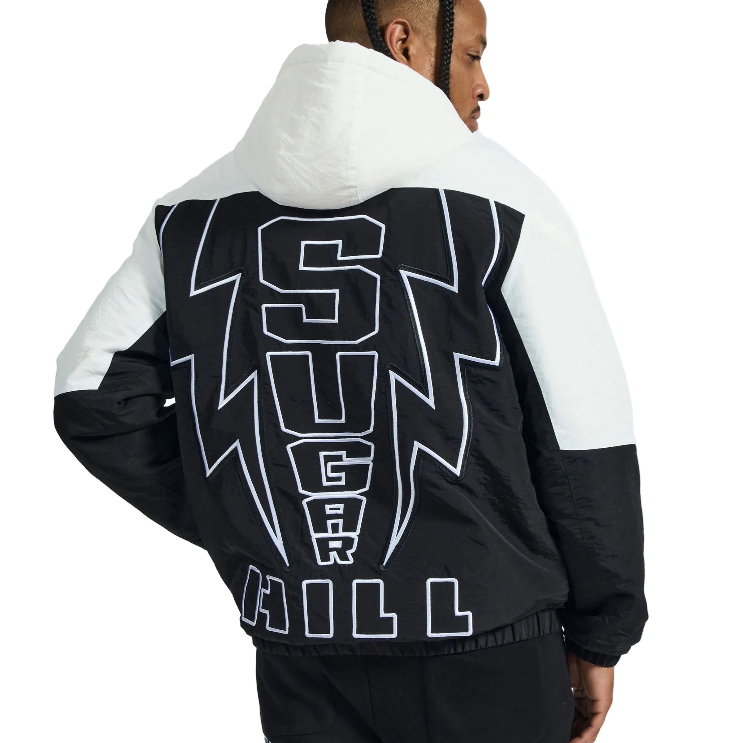 "STORM" STARTER JACKET (BLACK / WHITE)