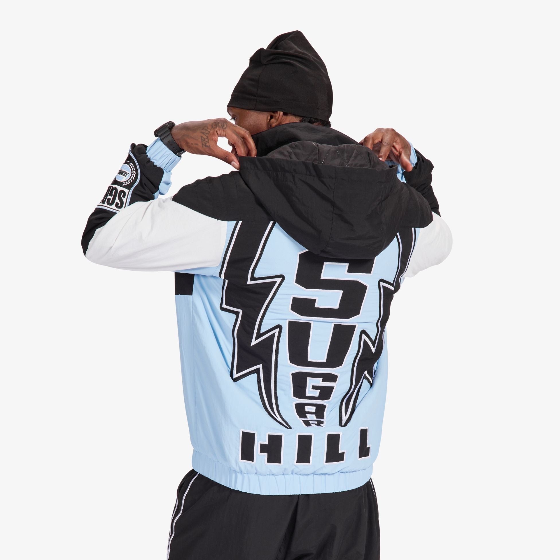 "STORM" STARTER JACKET (BABY BLUE / BLACK)-thumbmail-13