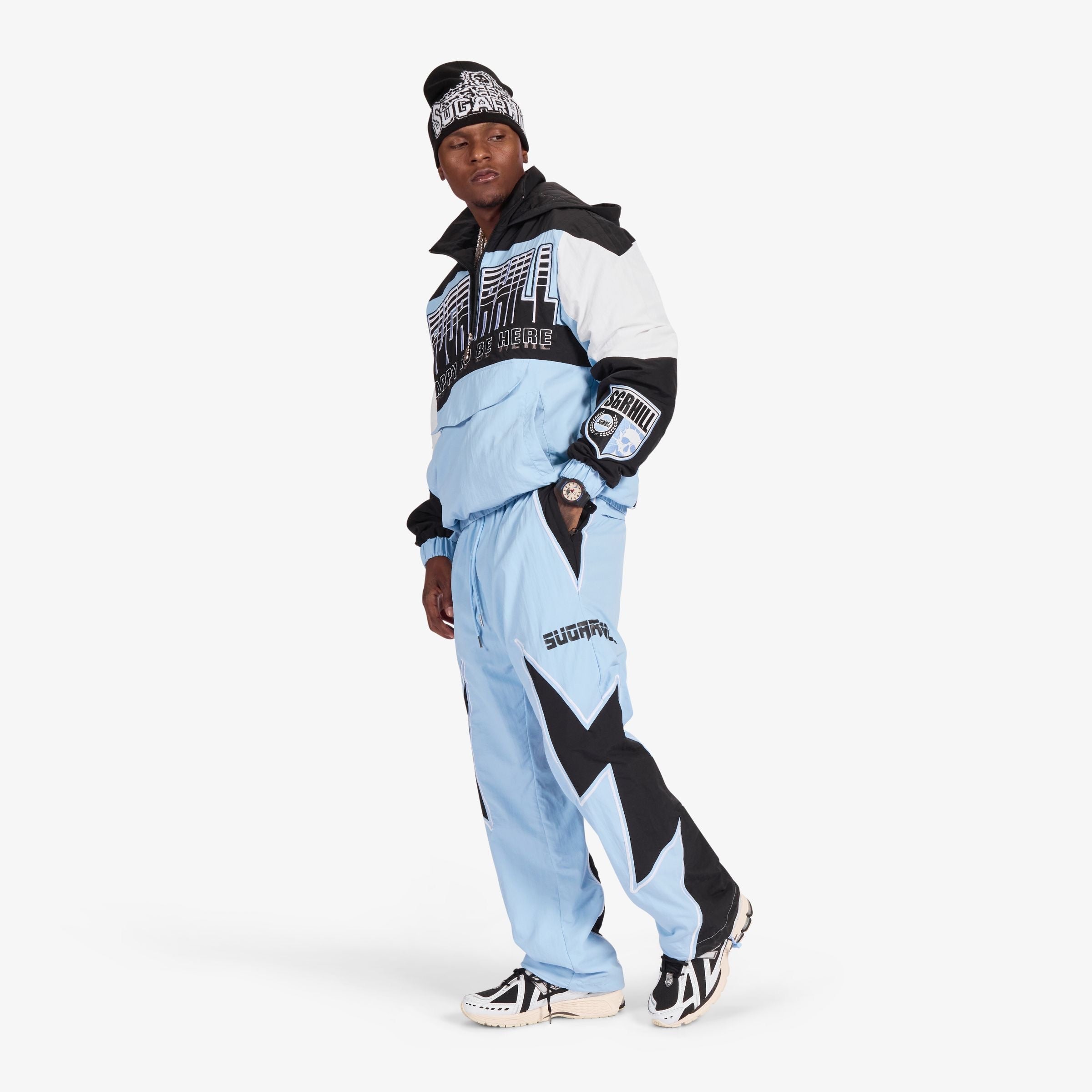 "STORM" STARTER JACKET (BABY BLUE / BLACK)-thumbmail-8