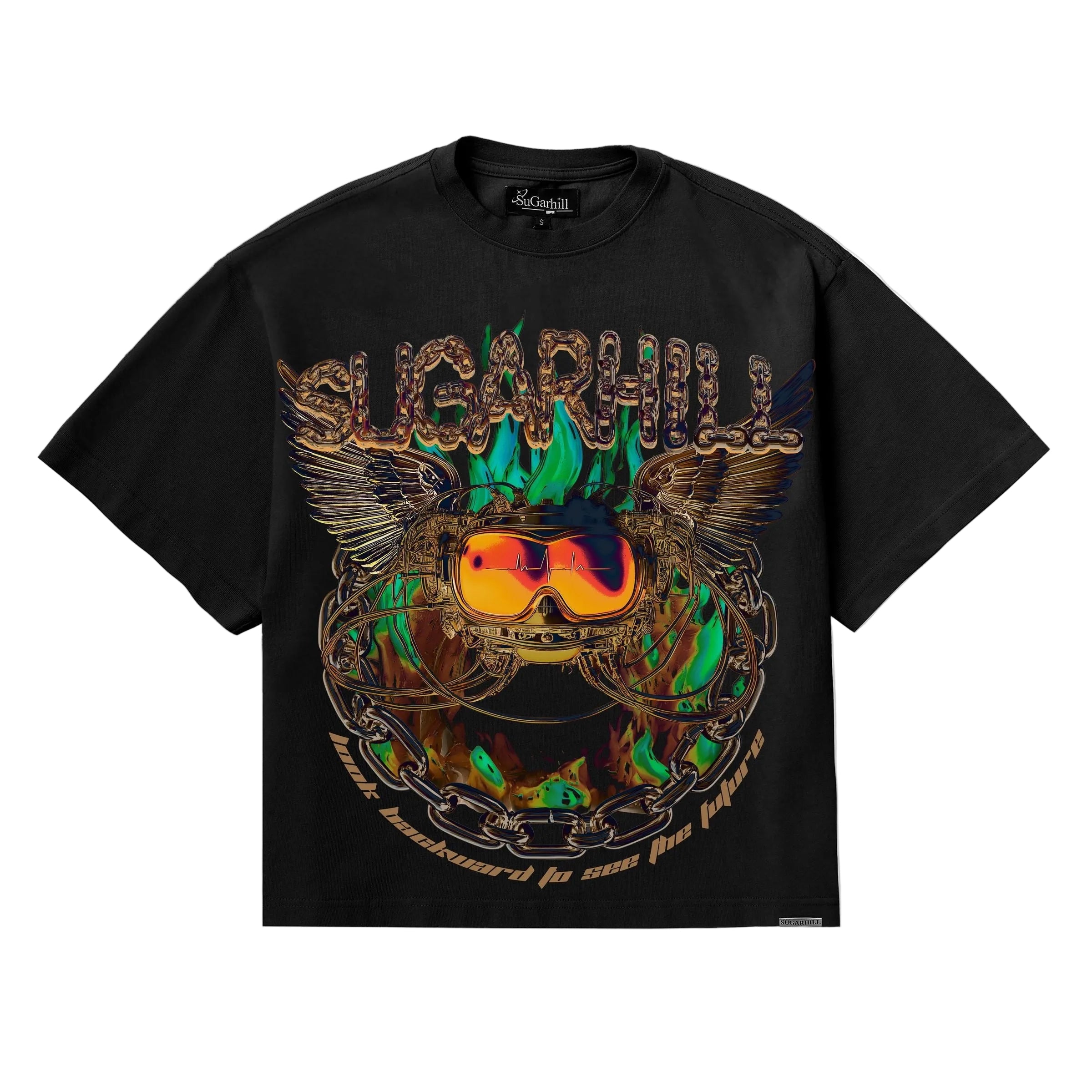 "VR" T-SHIRT (BLACK)-thumbmail-1