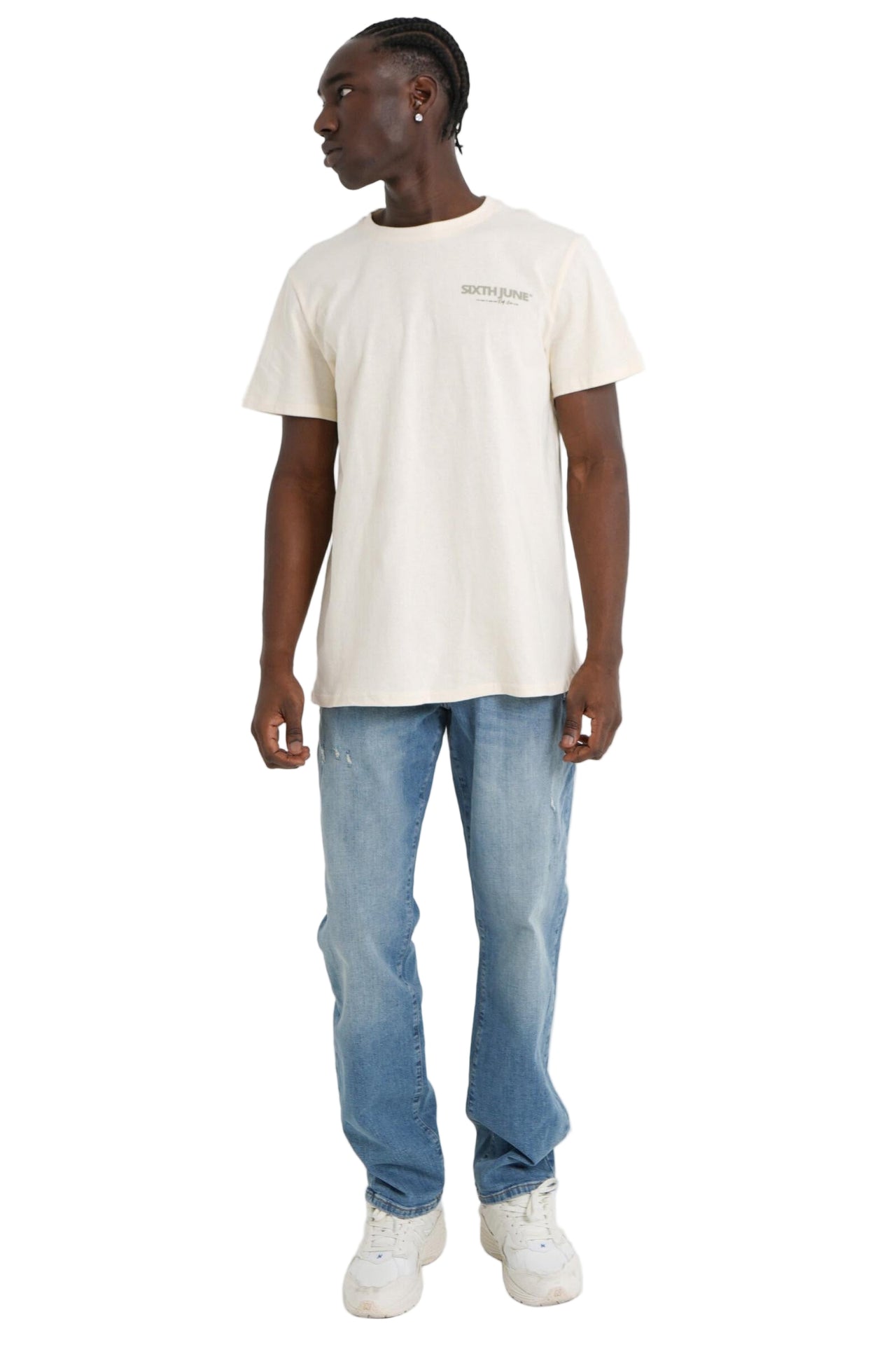 Scratched Jeans 23561-BLUE