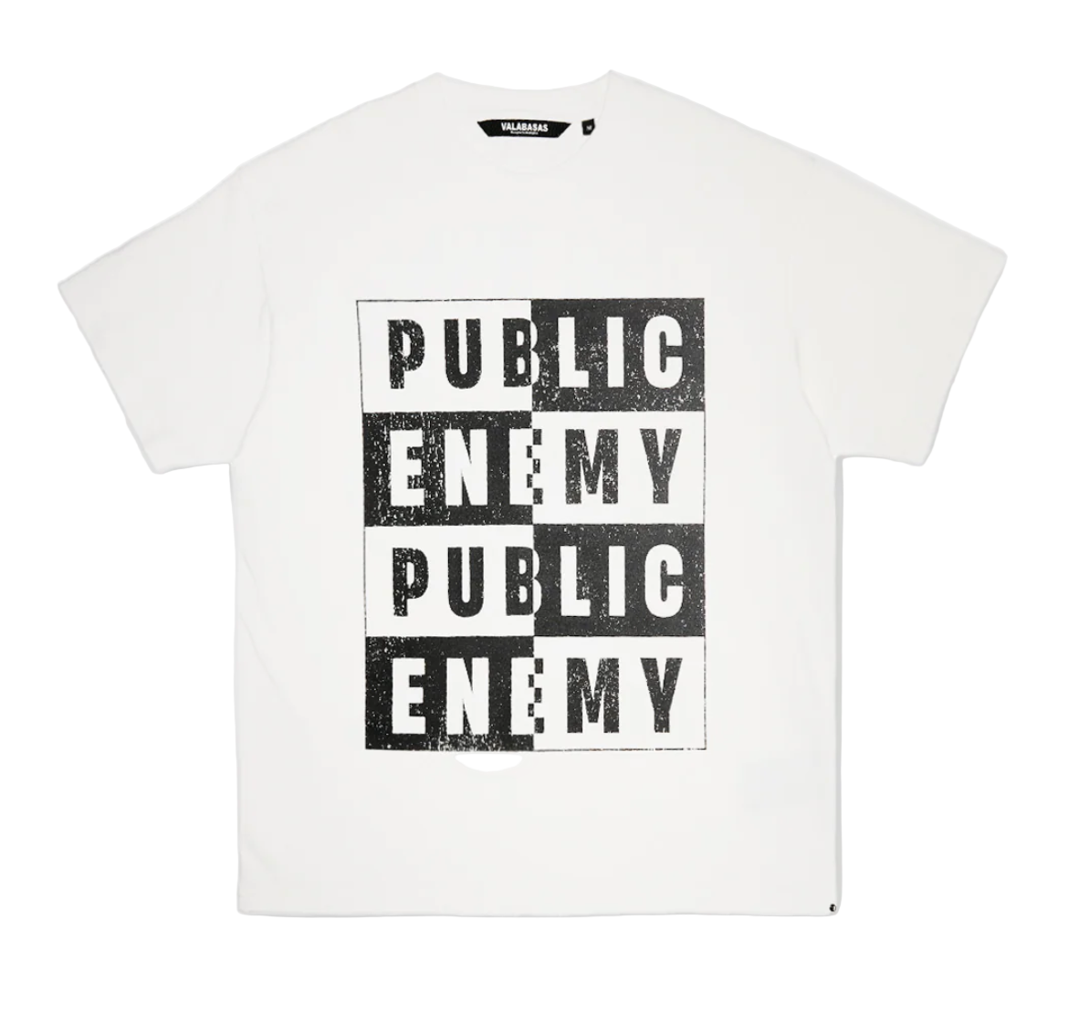 "Peoples Enemy" White Tee