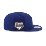 Right Side View of the New Era 2025 World Series Champions Side Patch 9FIFTY Snapback
