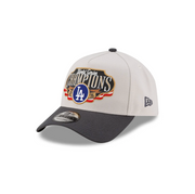 Front Left View of the New Era 2025 World Series Champions Locker Room 9FORTY A-Frame Snapback
