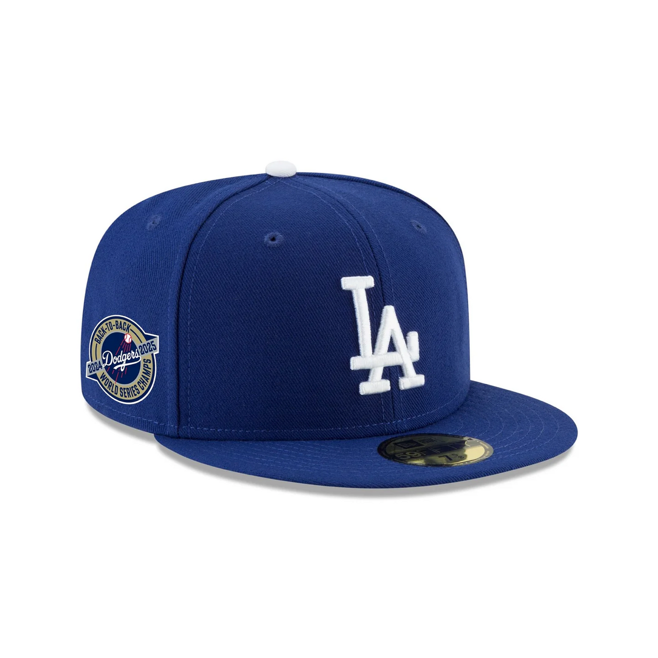 Los Angeles Dodgers 2025 World Series Champions Back-to-Back Circle 59FIFTY Fitted