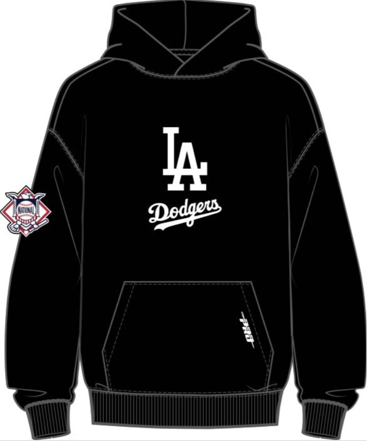 DODGERS PLAYBACK MEN'S PULL OVER HOODIE-thumbmail-1