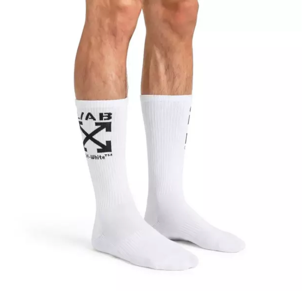 L/AB CLAMP ARROWS MID CALF CREW SOCKS - 3 PACK