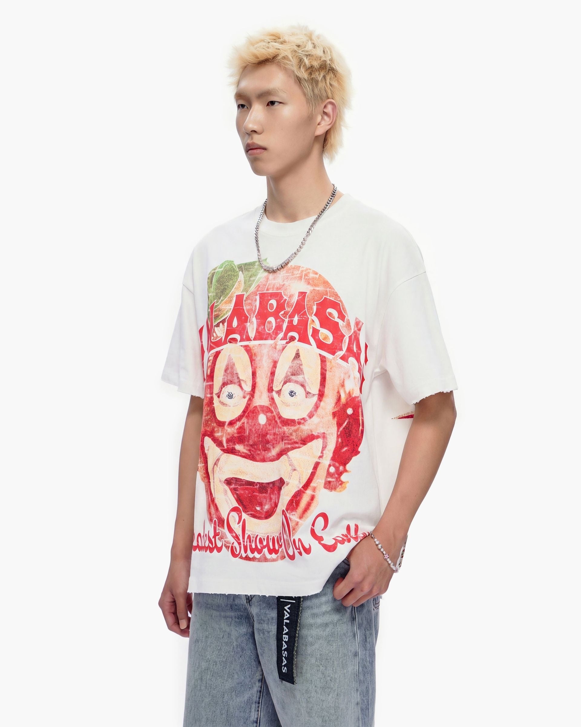 Valabasas Showtime Tee – White-thumbmail-5