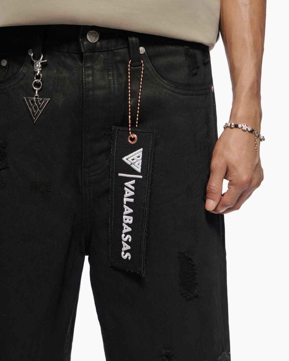 Snapped Black Washed Jorts-thumbmail-6