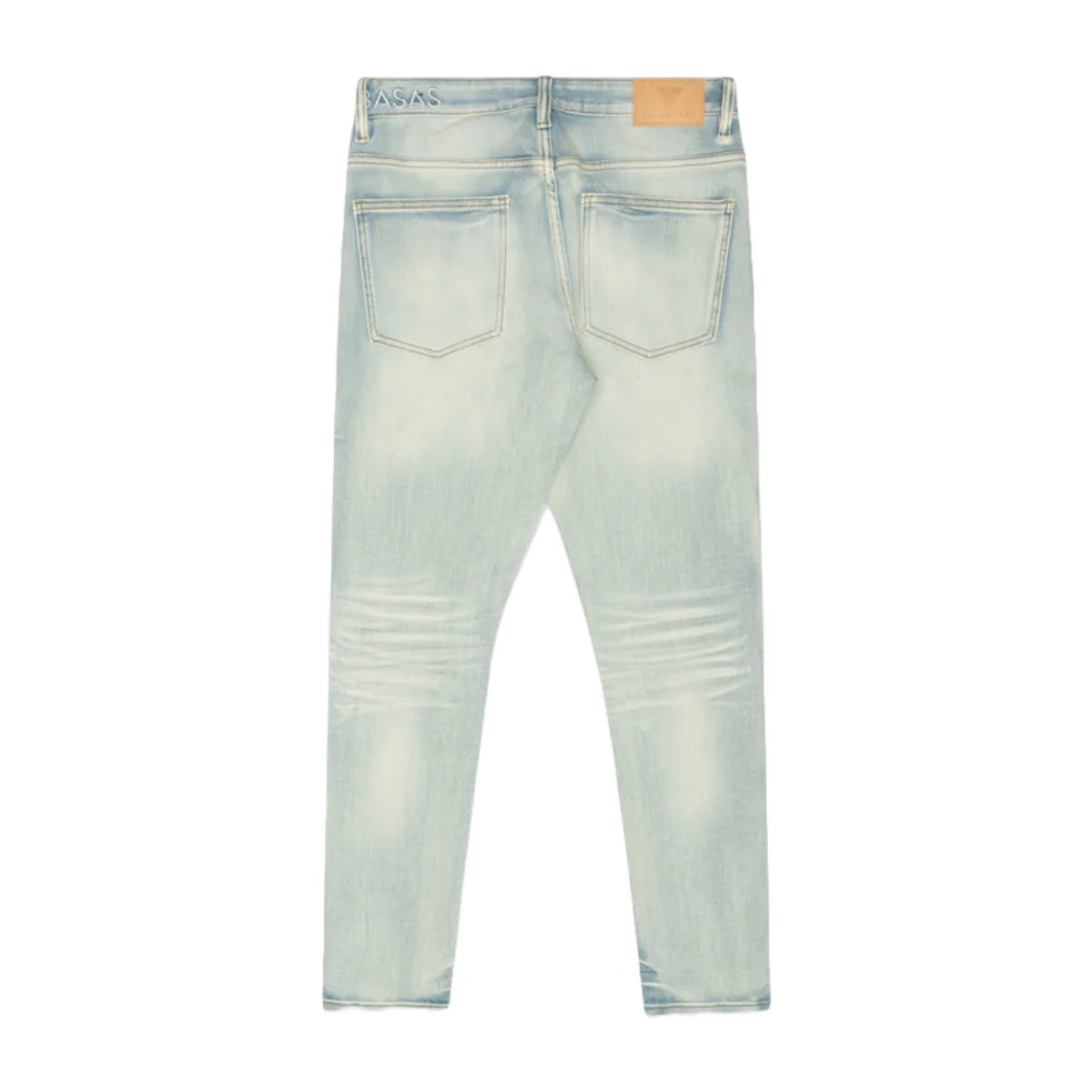 "MR.SLIM" LIGHT WASH 4 WAY STRETCH SLIM FIT JEAN