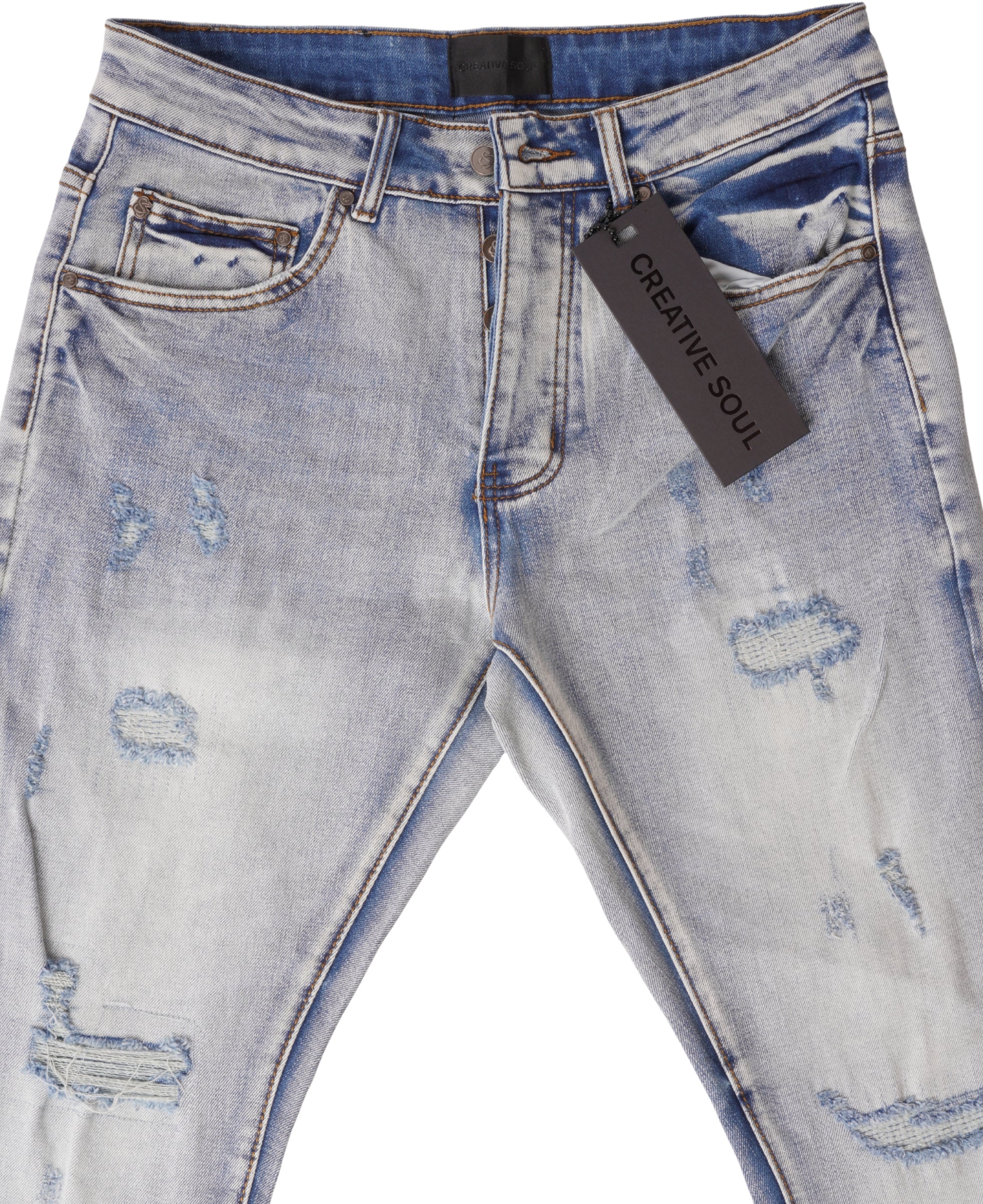 Creative Soul Slim Jean - Medium Wash-thumbmail-4