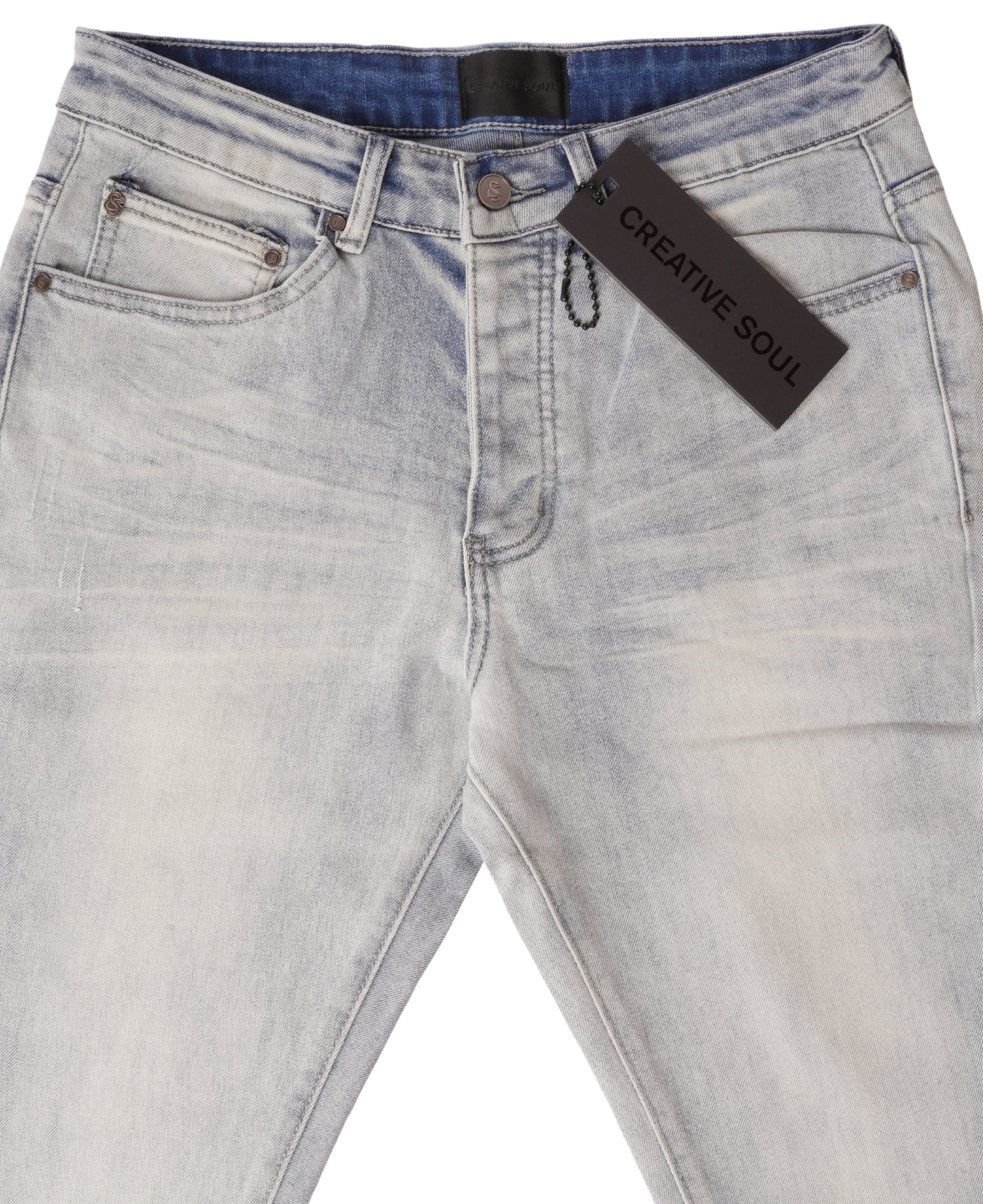 Creative Soul Flared Jean - Light Wash-thumbmail-4