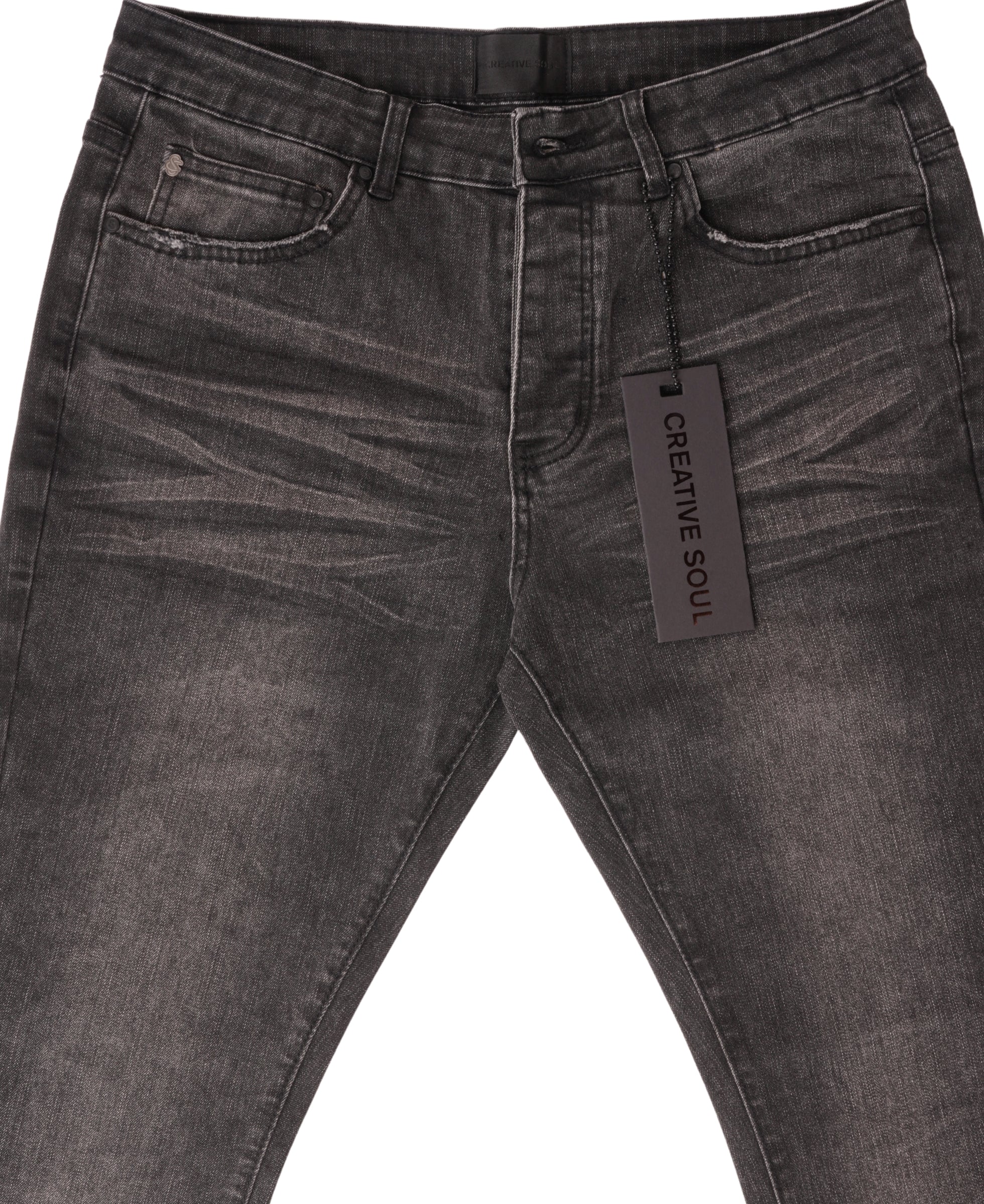 Creative Soul Flared Jean - Black Wash-thumbmail-4
