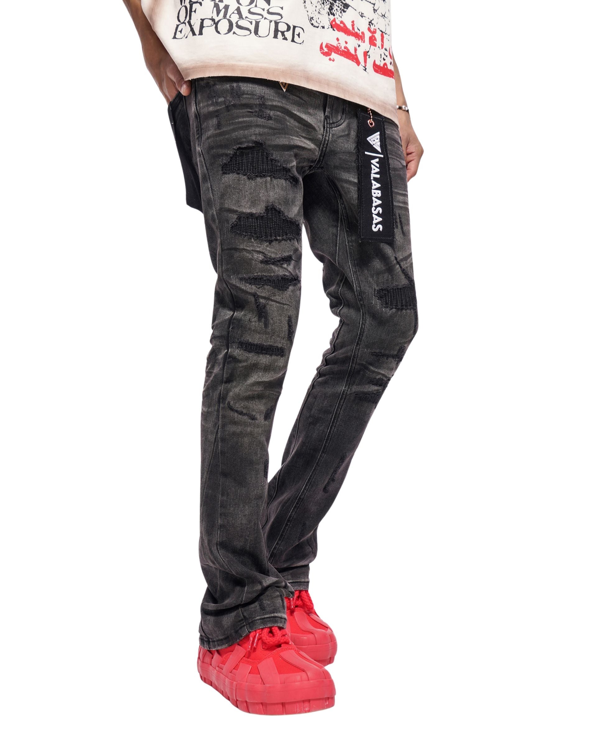 "GRAFT" STACKED DENIM-thumbmail-1