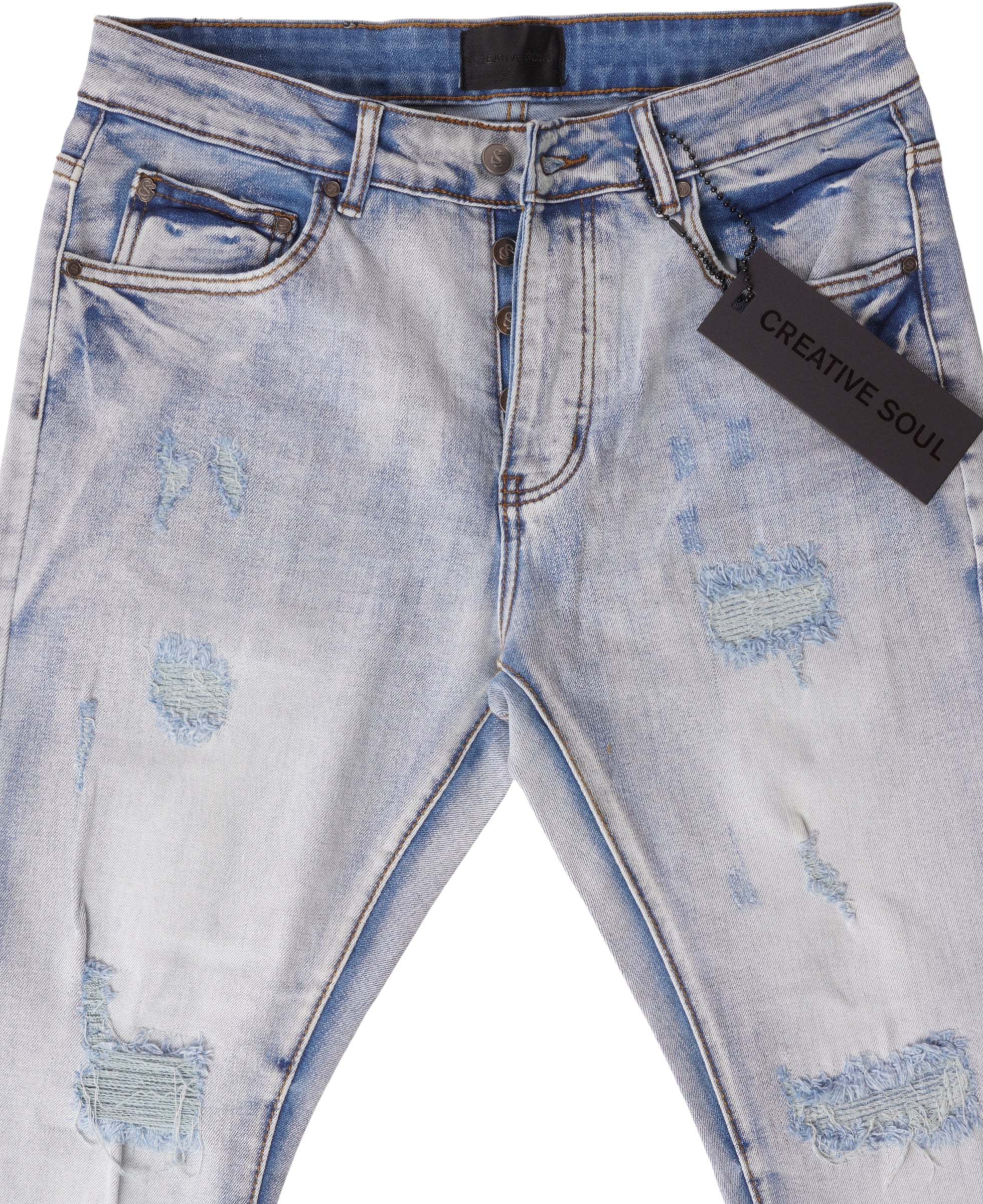 Creative Soul Slim Jean - Light Wash-thumbmail-4