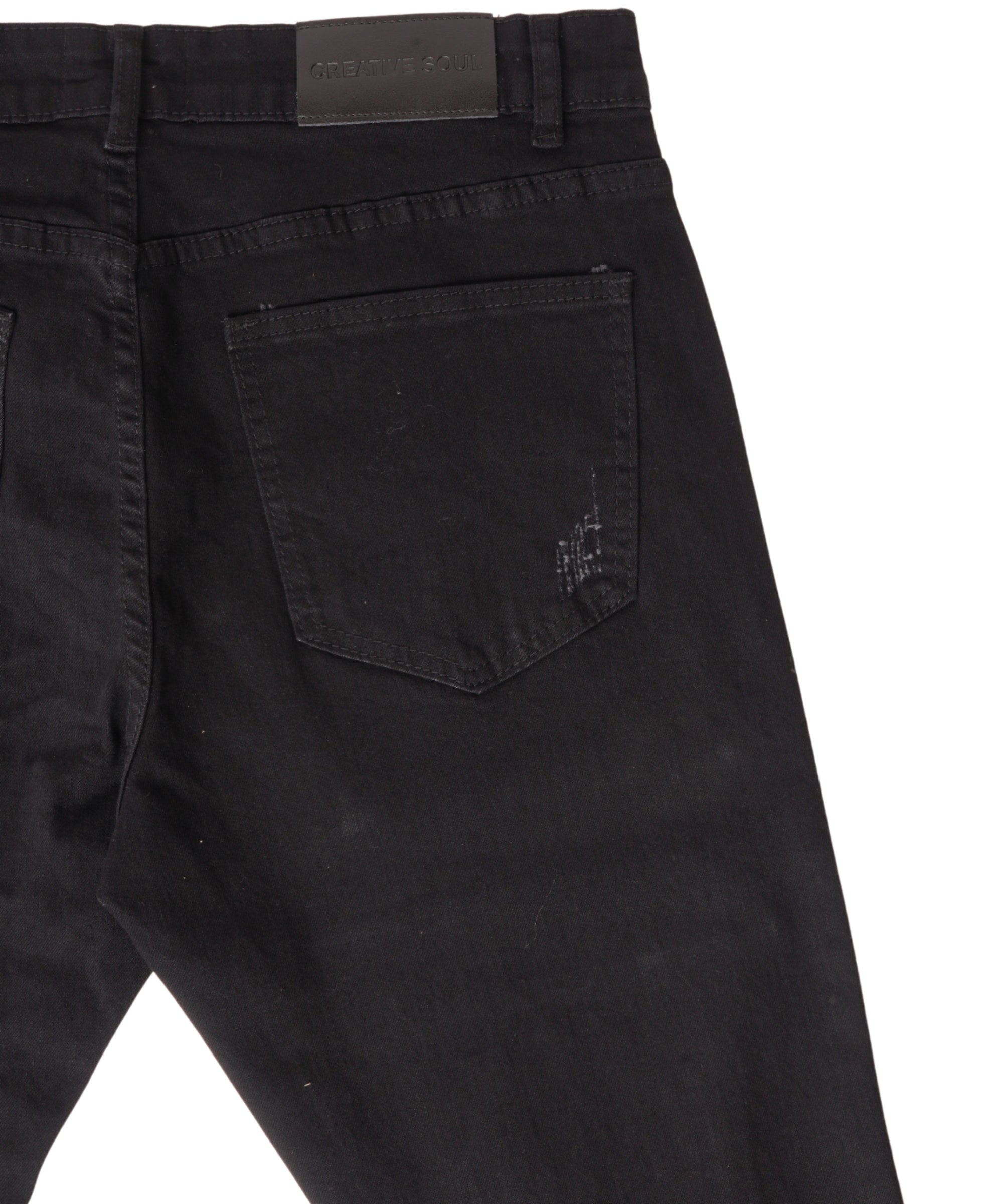 Creative Soul Slim Jean - Jet Black-thumbmail-3