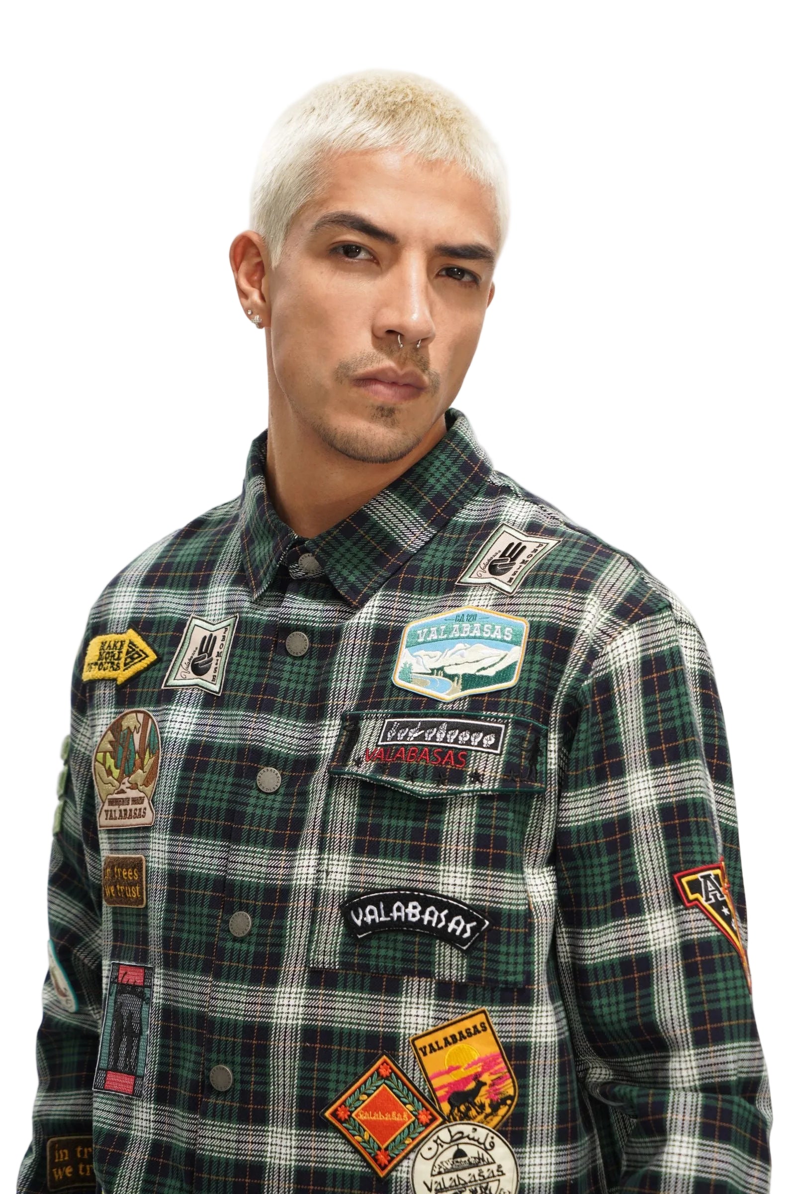 "FORGE" BUTTON DOWN GREEN-thumbmail-3