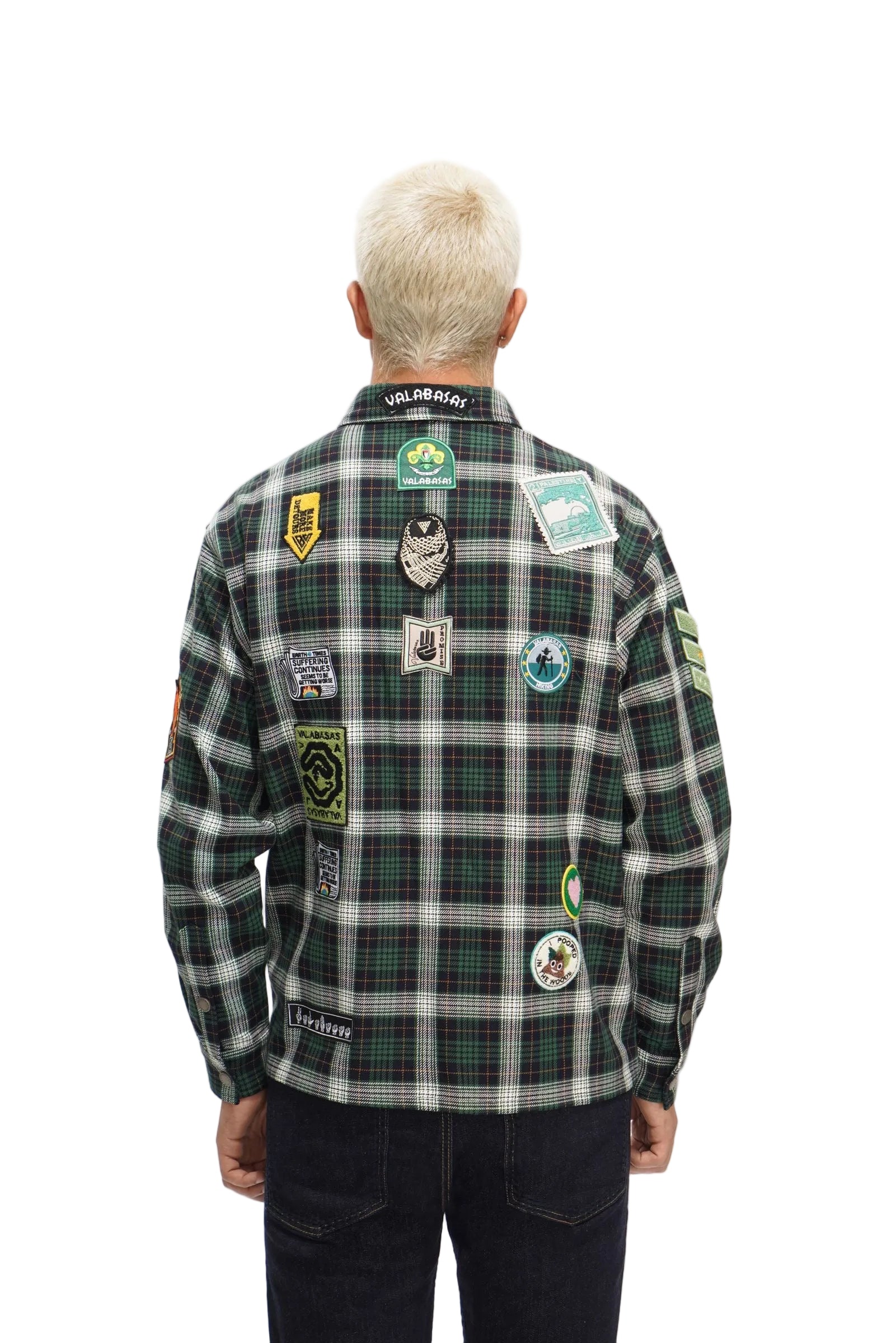 "FORGE" BUTTON DOWN GREEN