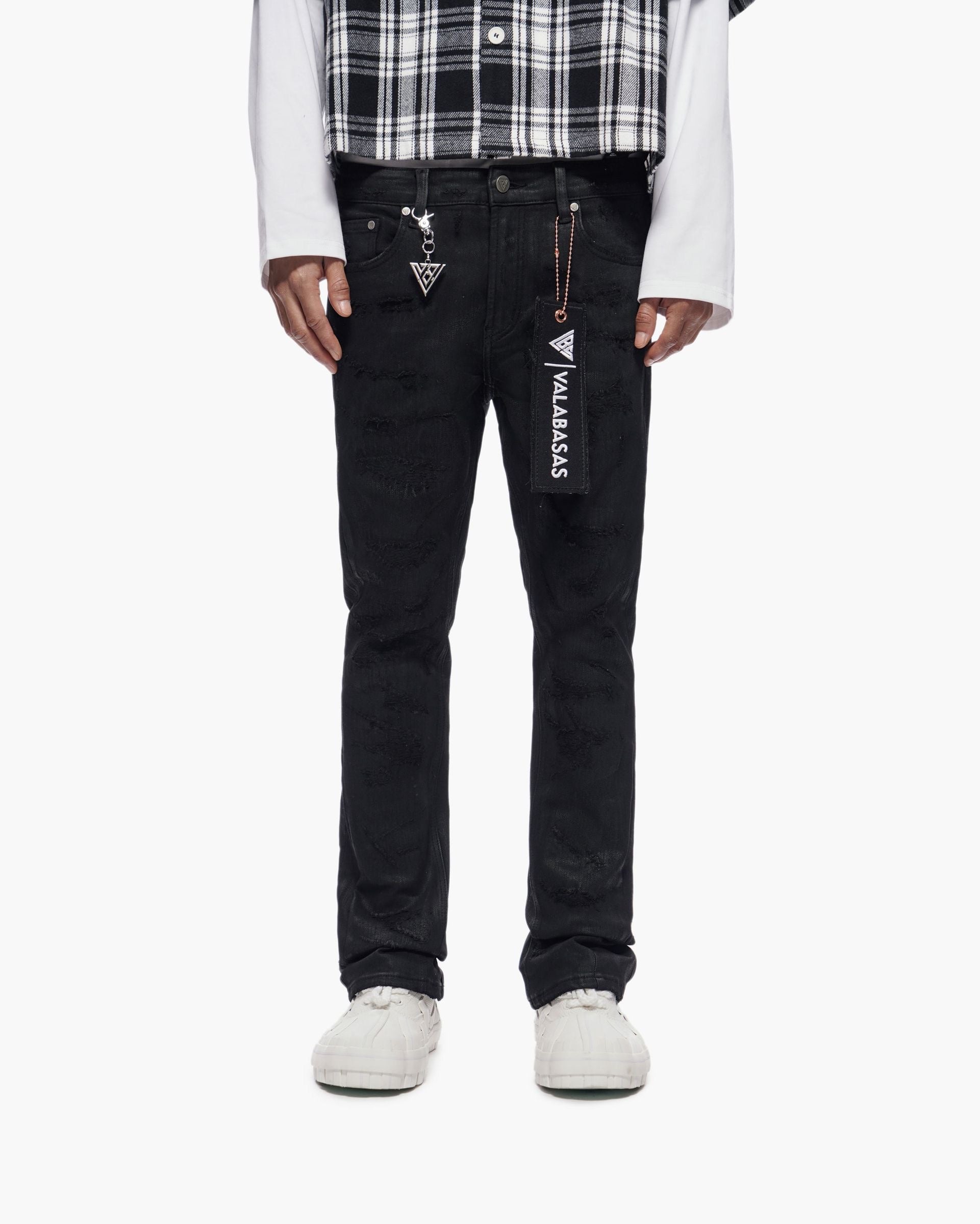Valabasas "TRANCE" STACKED WAXED DENIM-thumbmail-3
