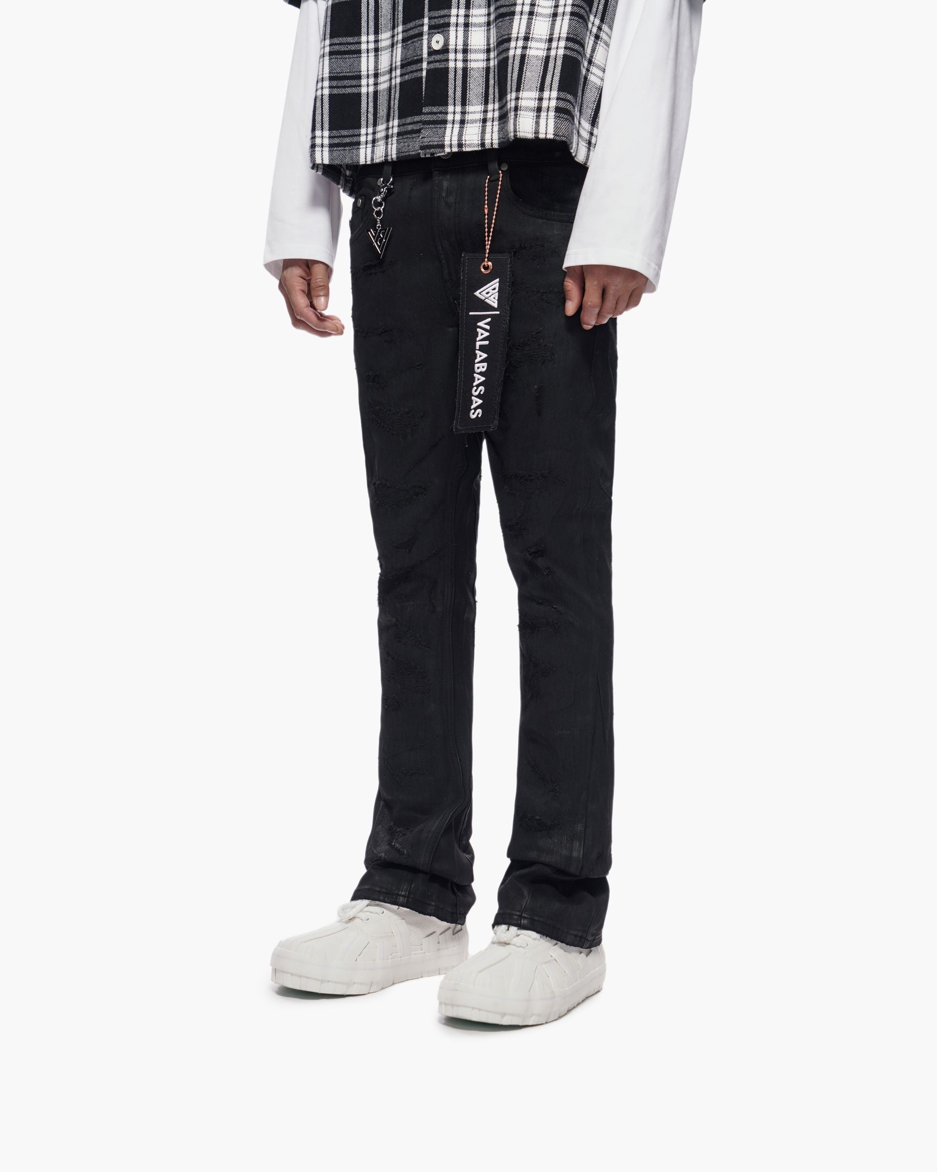Valabasas "TRANCE" STACKED WAXED DENIM-thumbmail-8