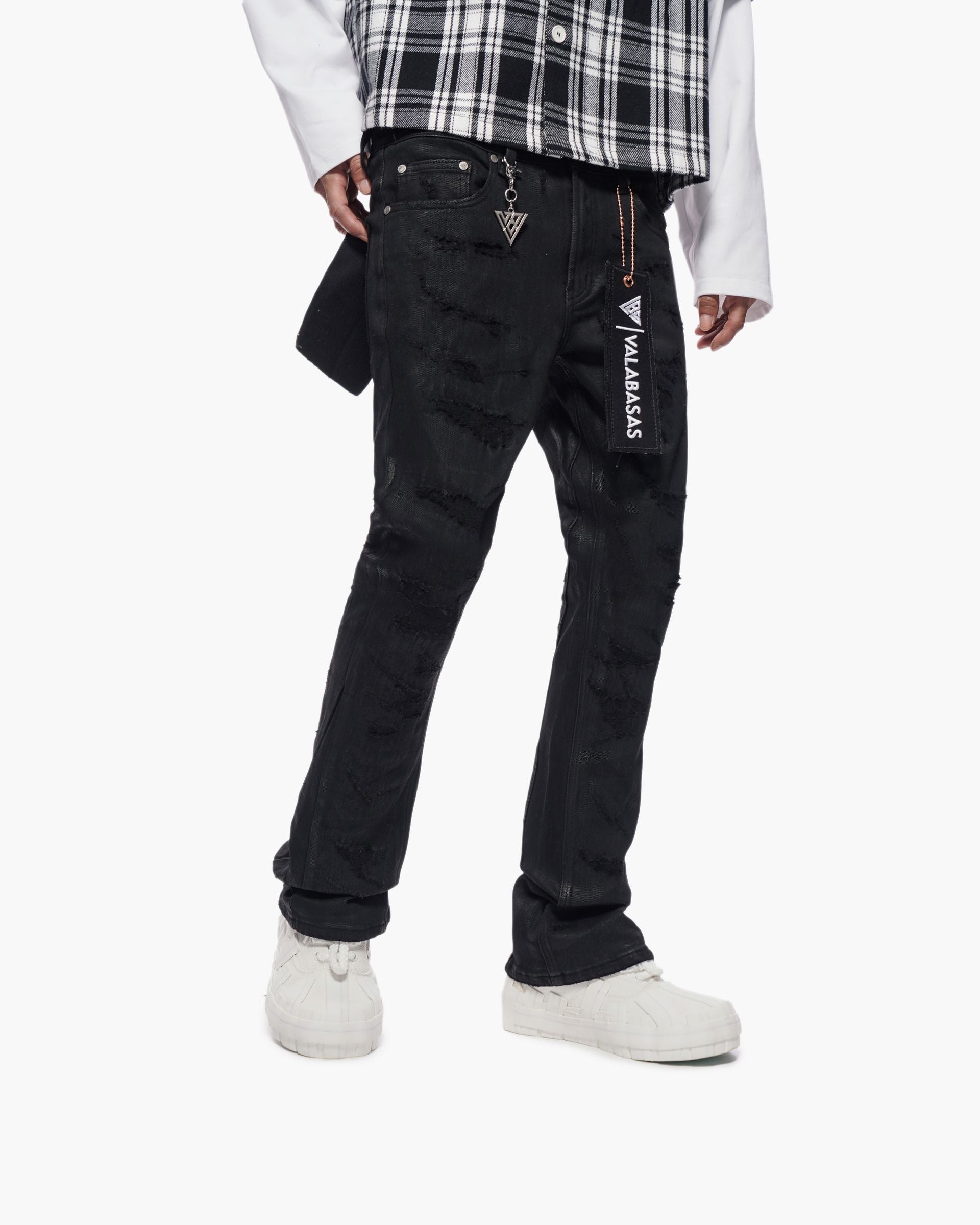 Valabasas "TRANCE" STACKED WAXED DENIM-thumbmail-7