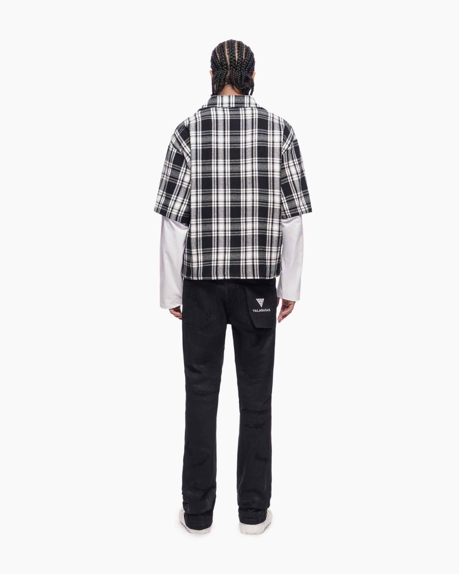 Valabasas "TRANCE" STACKED WAXED DENIM-thumbmail-5