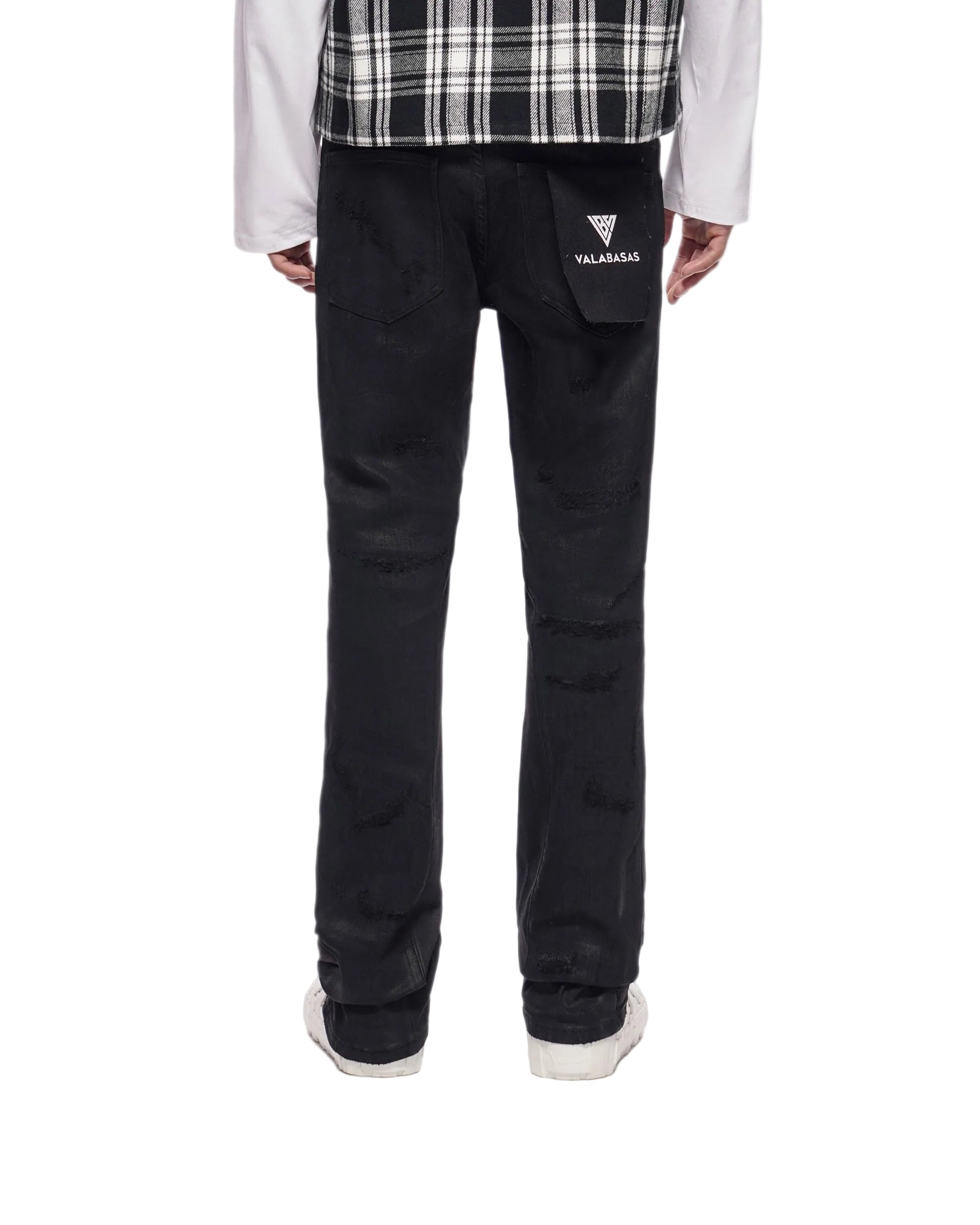 Valabasas "TRANCE" STACKED WAXED DENIM