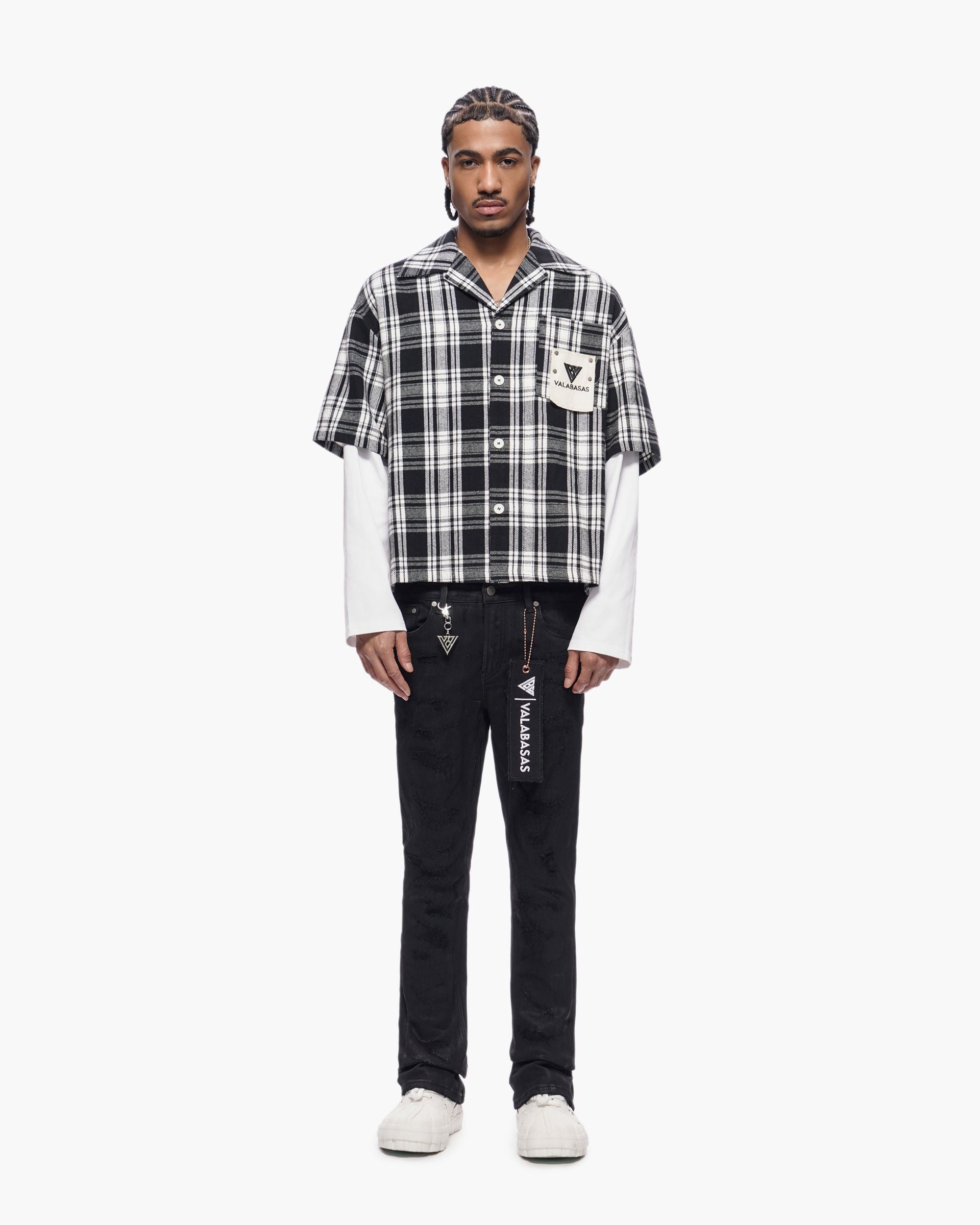 Valabasas "TRANCE" STACKED WAXED DENIM-thumbmail-4