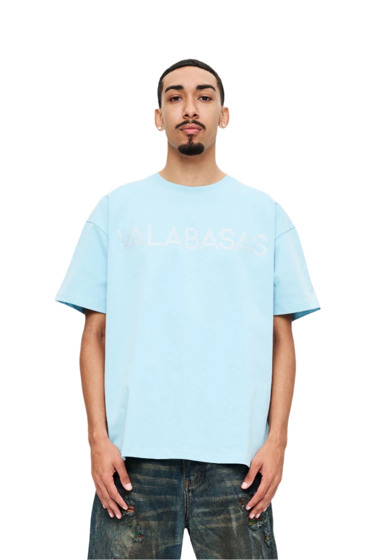 "TEMPTATION" TEE - SKY
