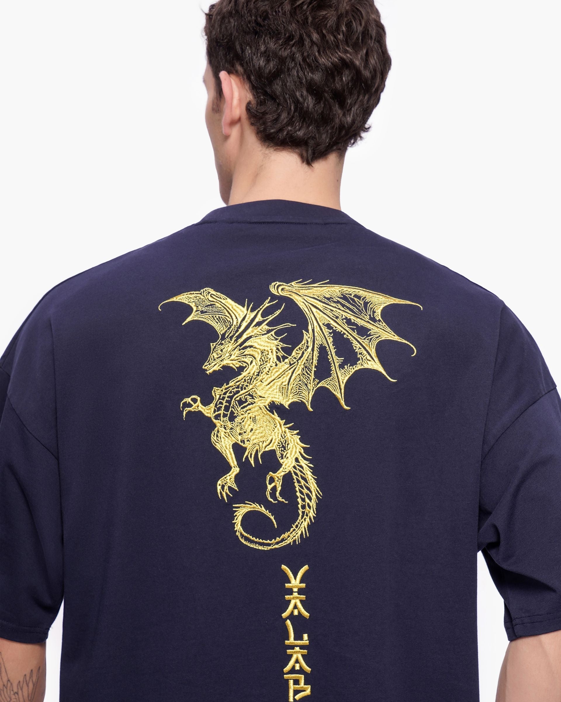 "KUNJI" TEE -  NAVY-thumbmail-4