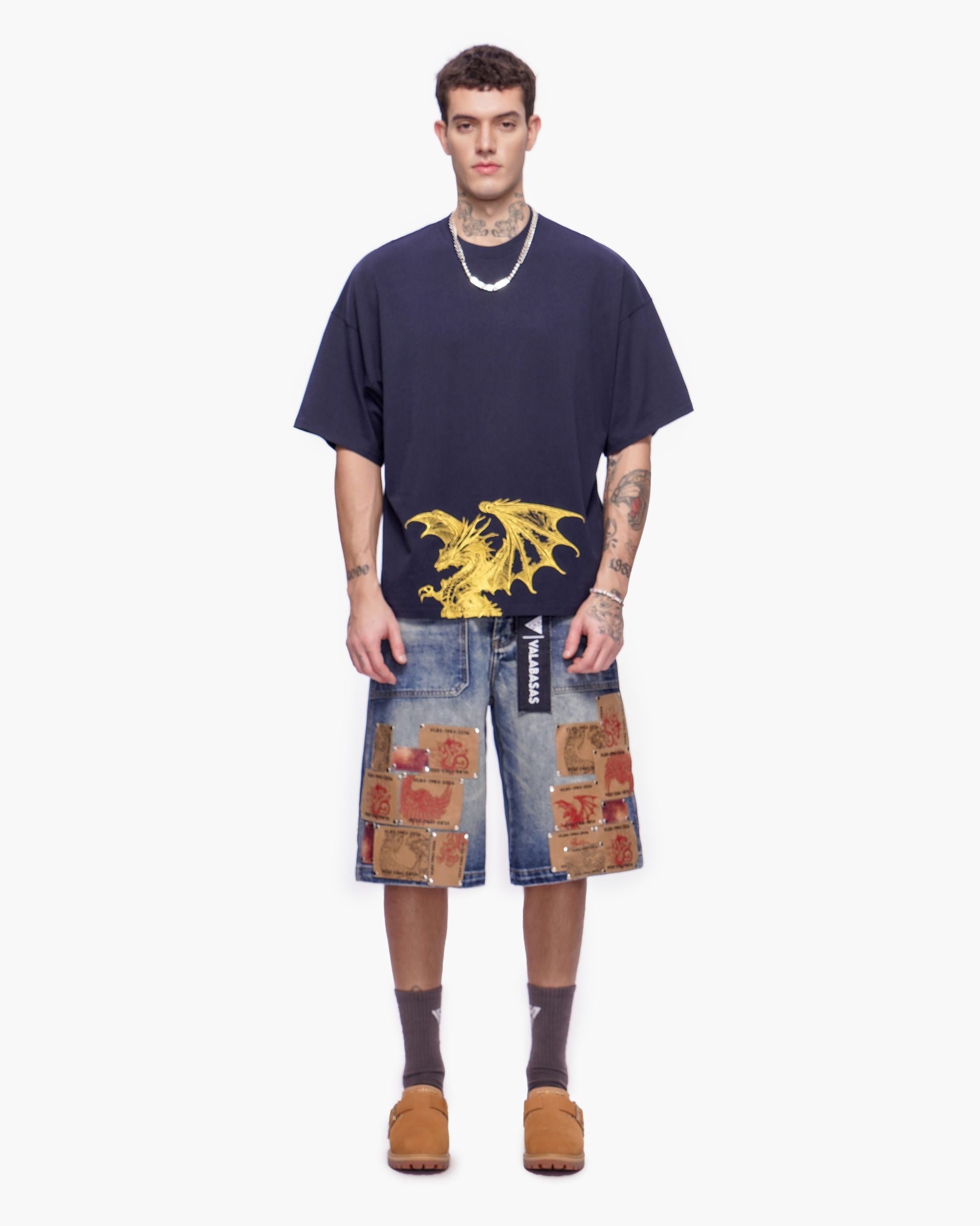 "KUNJI" TEE -  NAVY-thumbmail-8