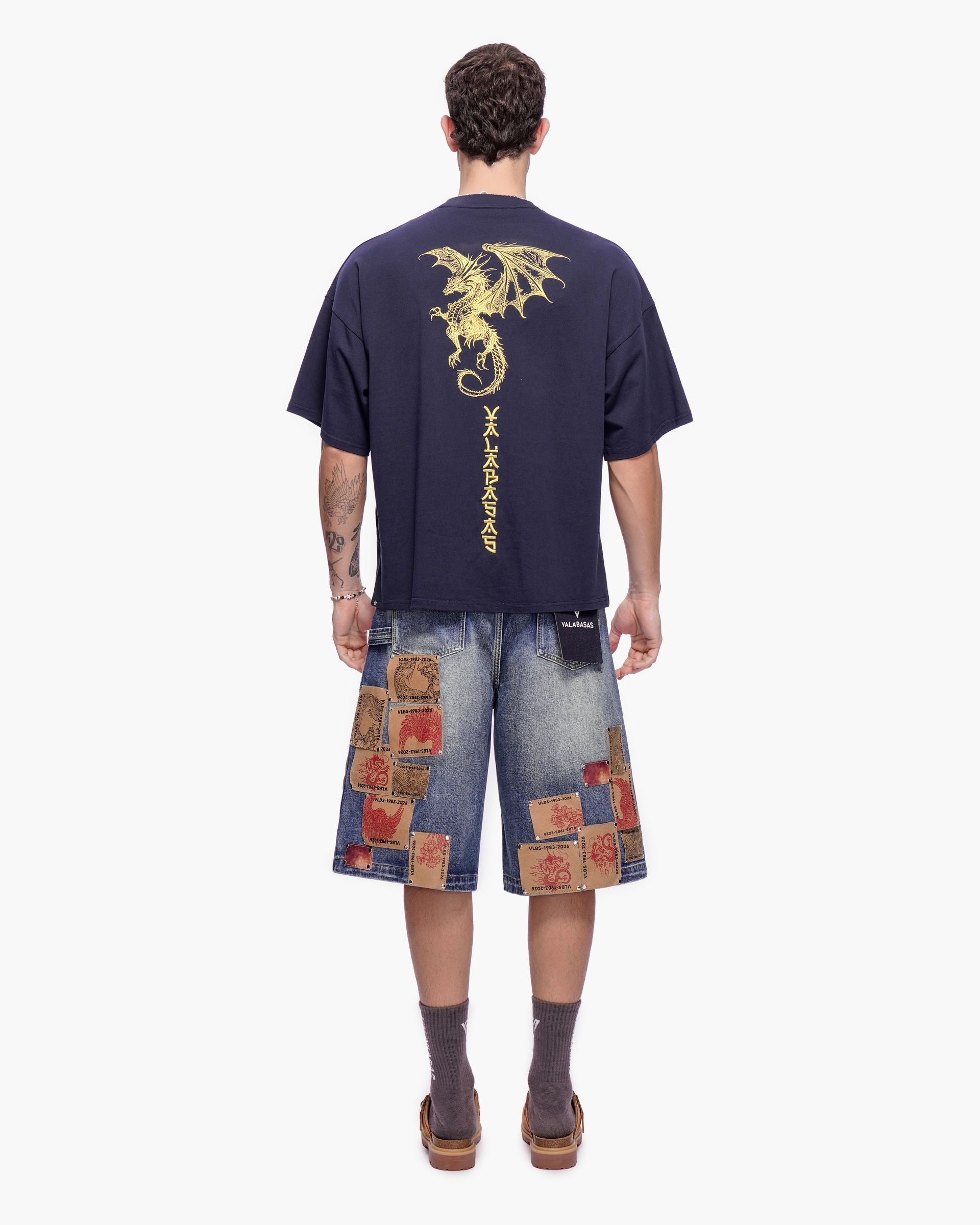 "KUNJI" TEE -  NAVY-thumbmail-6