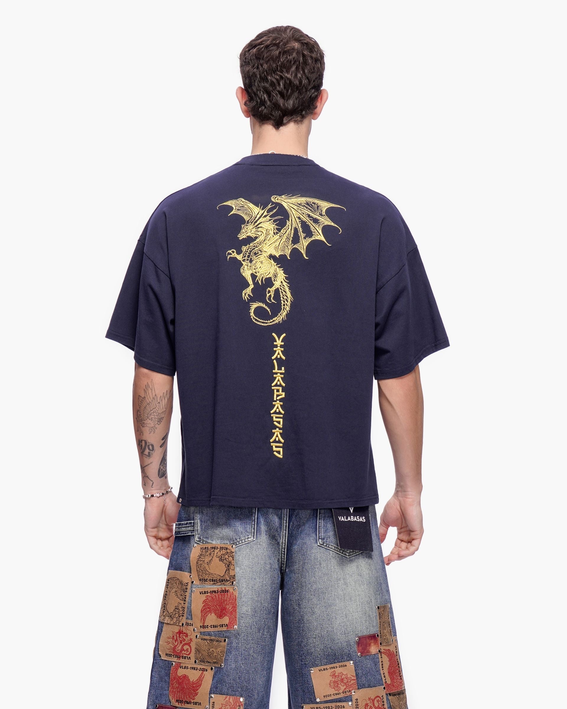 "KUNJI" TEE -  NAVY-thumbmail-2