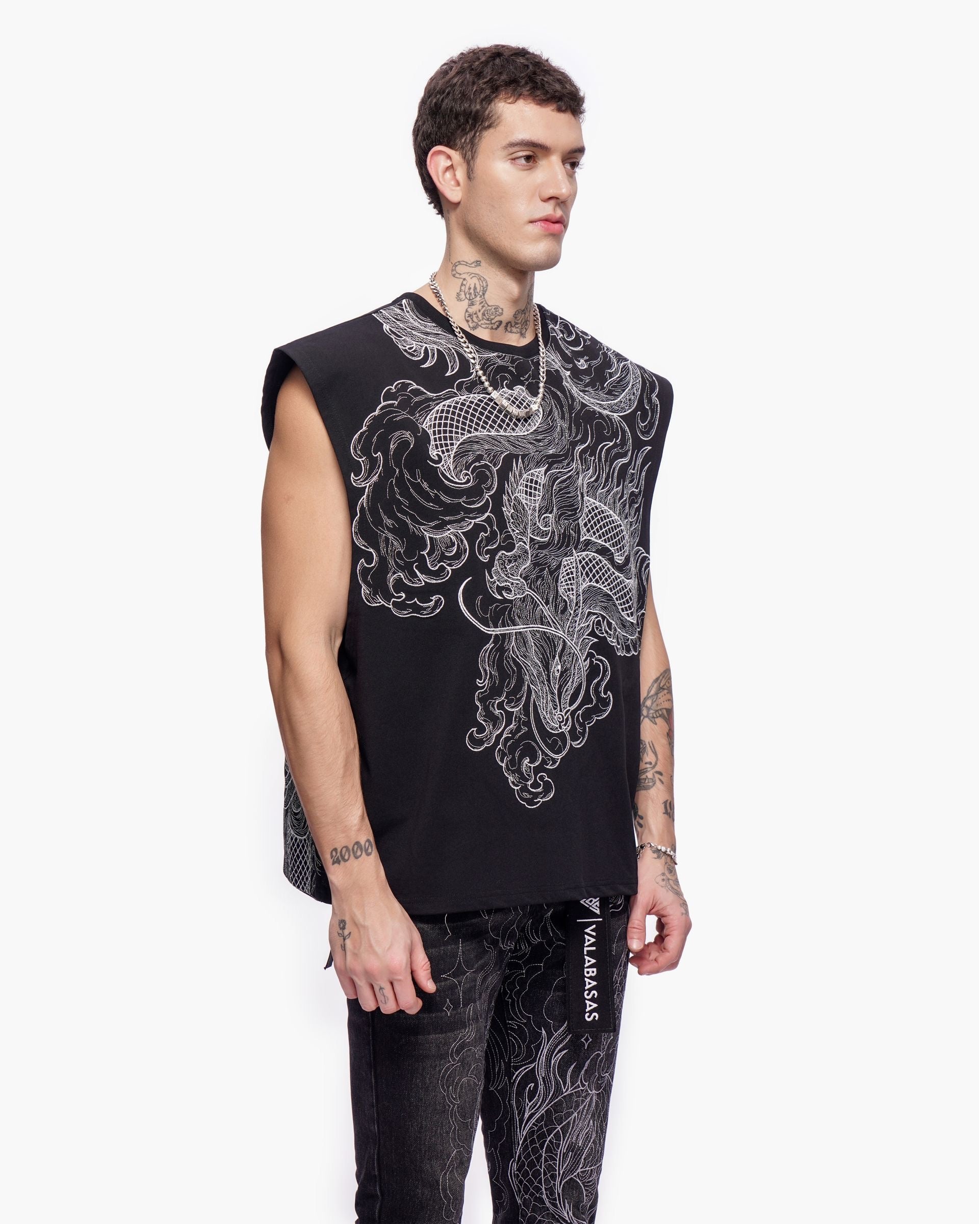 "KAITO" CUT-OFF TEE-thumbmail-4