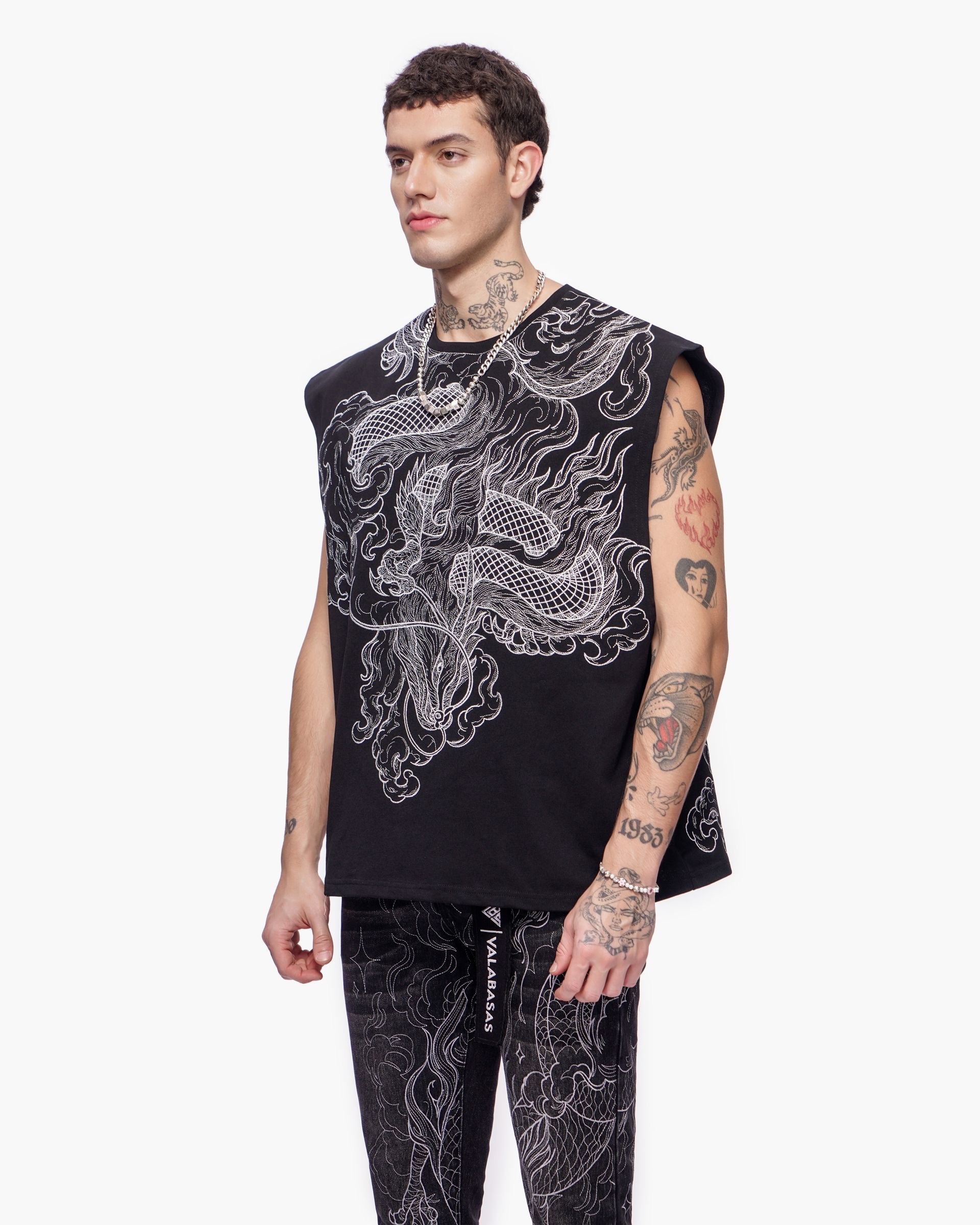 "KAITO" CUT-OFF TEE-thumbmail-3