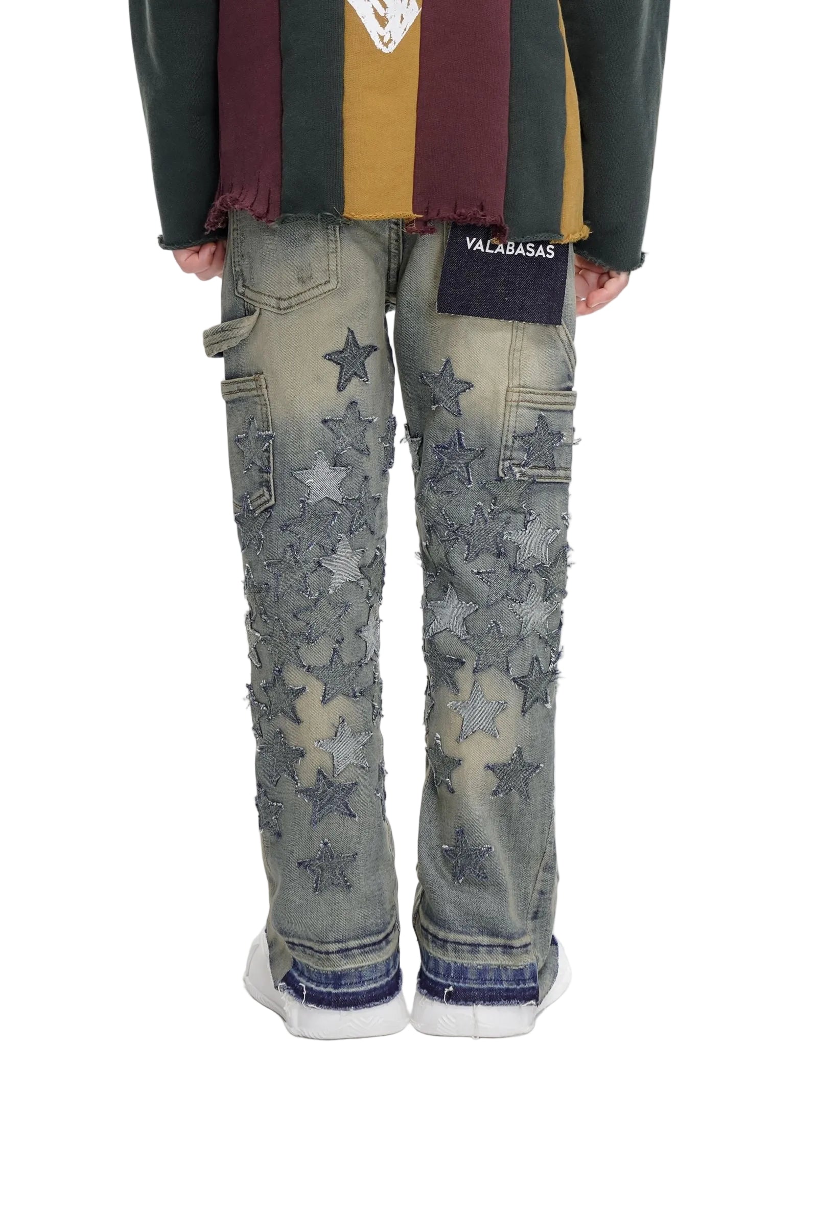 "V-STARS" KIDS DENIM STACKED