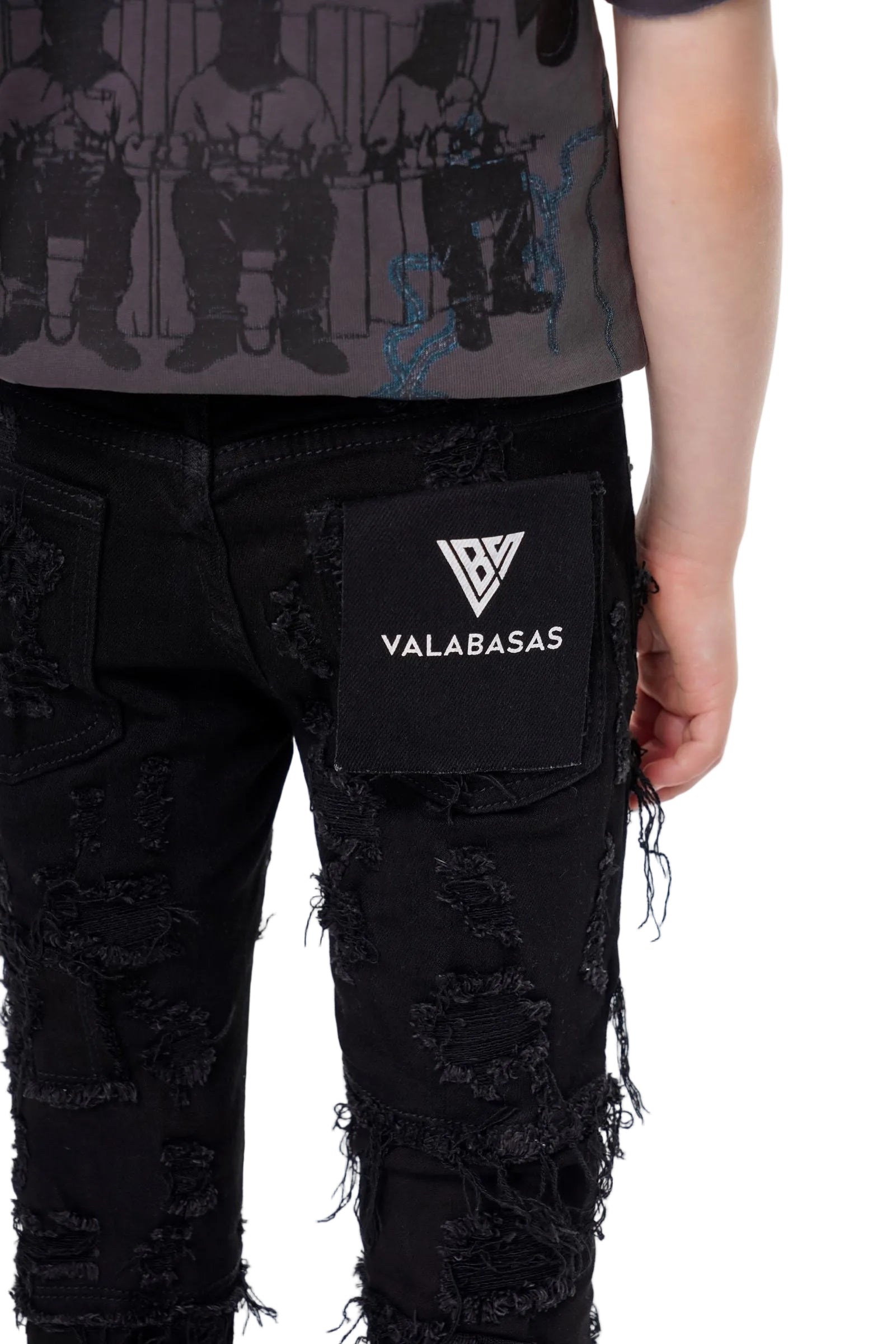 "OBLIVION" KIDS STACKED DENIM-thumbmail-3