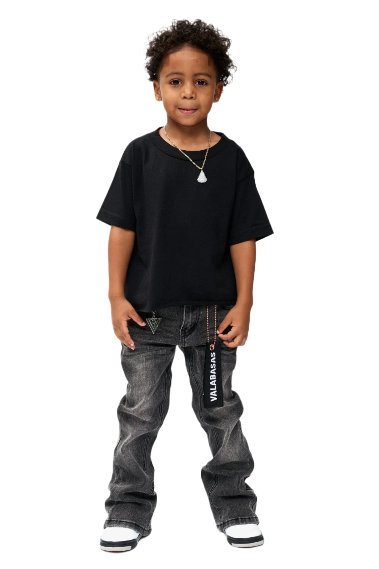 Jr.Stacked Kids Jeans Grey