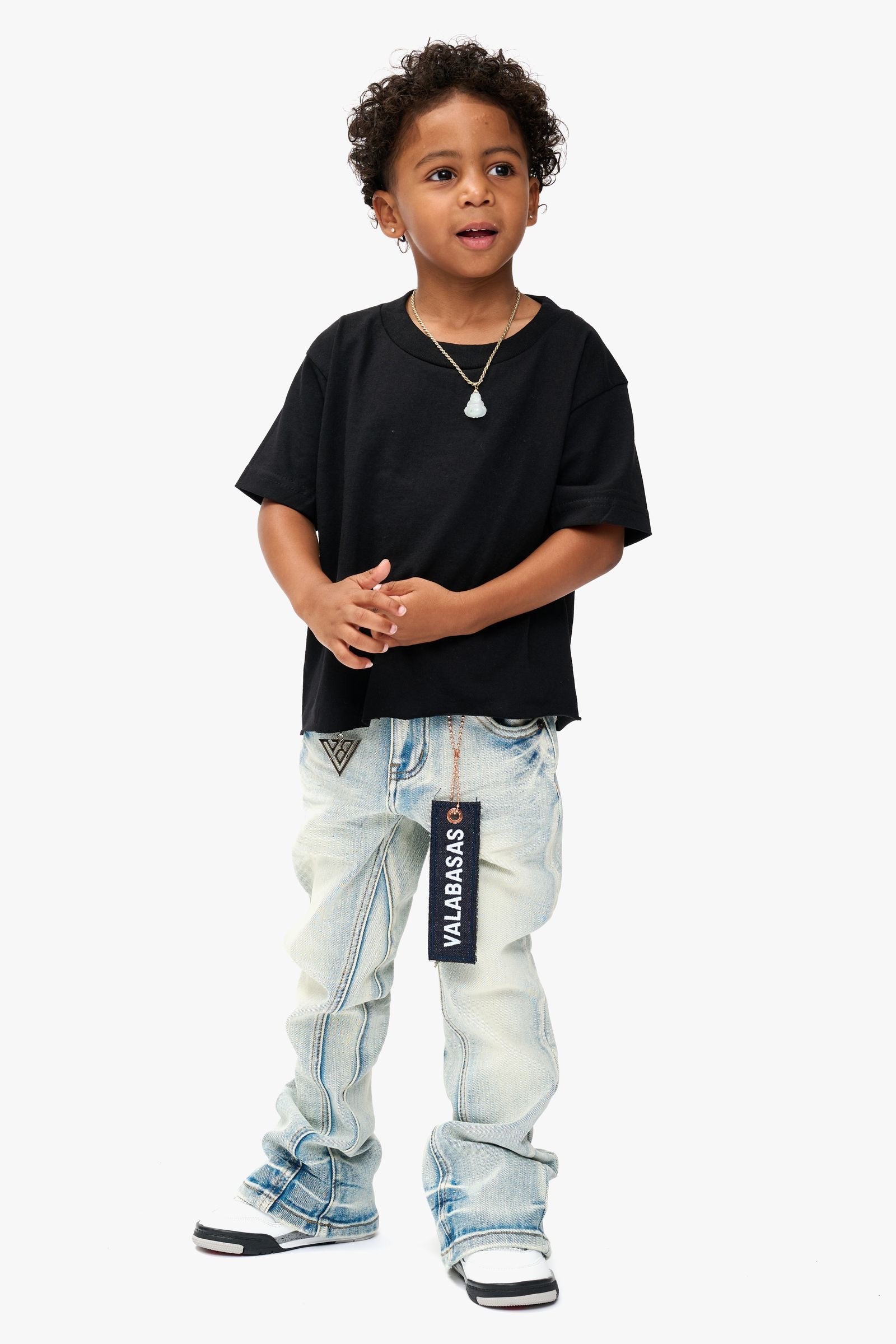 Jr.Stacked Kids Jeans Light Wash-thumbmail-5